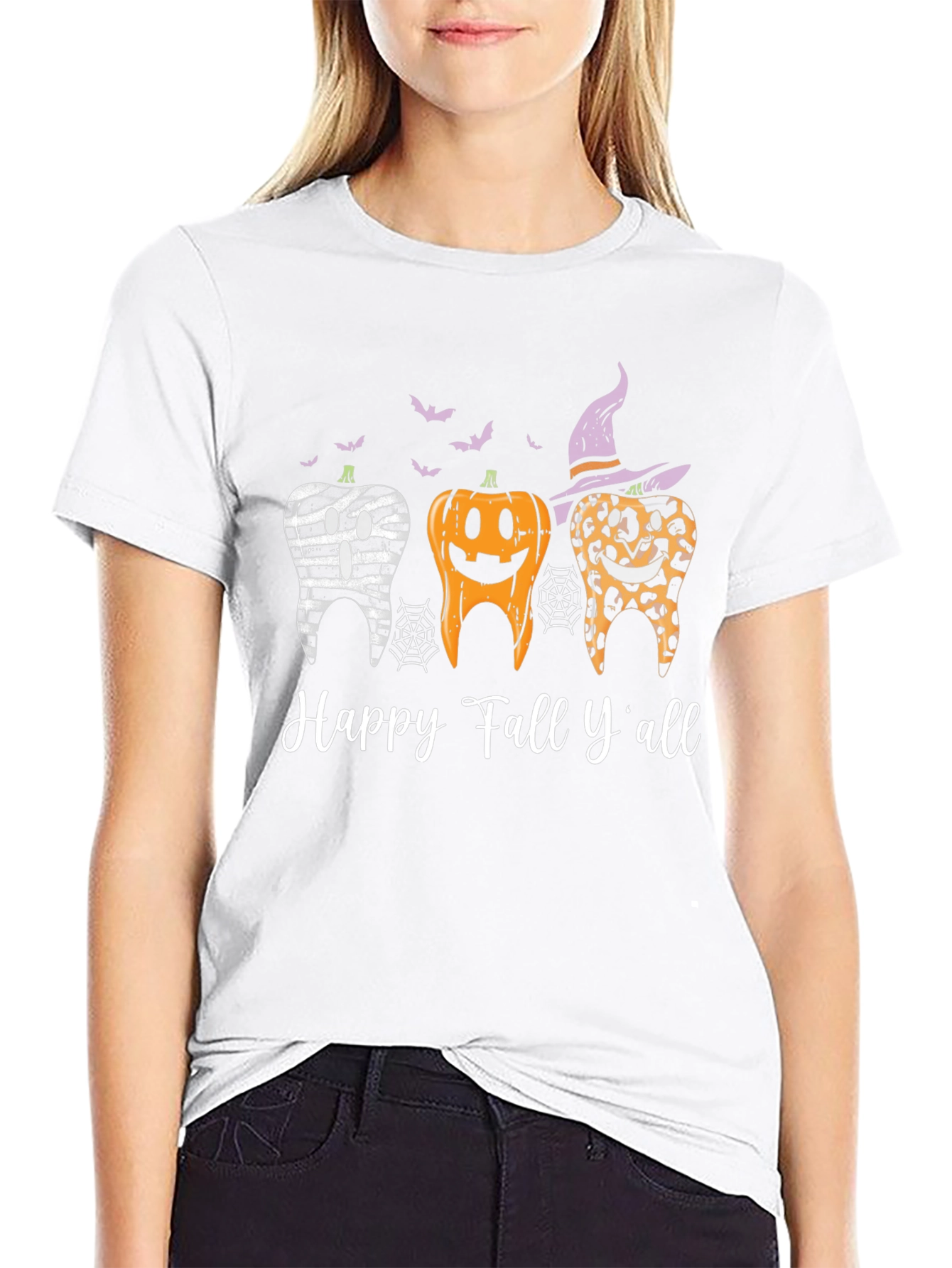 Happy Fall Yall Halloween Dentist T-Shirt