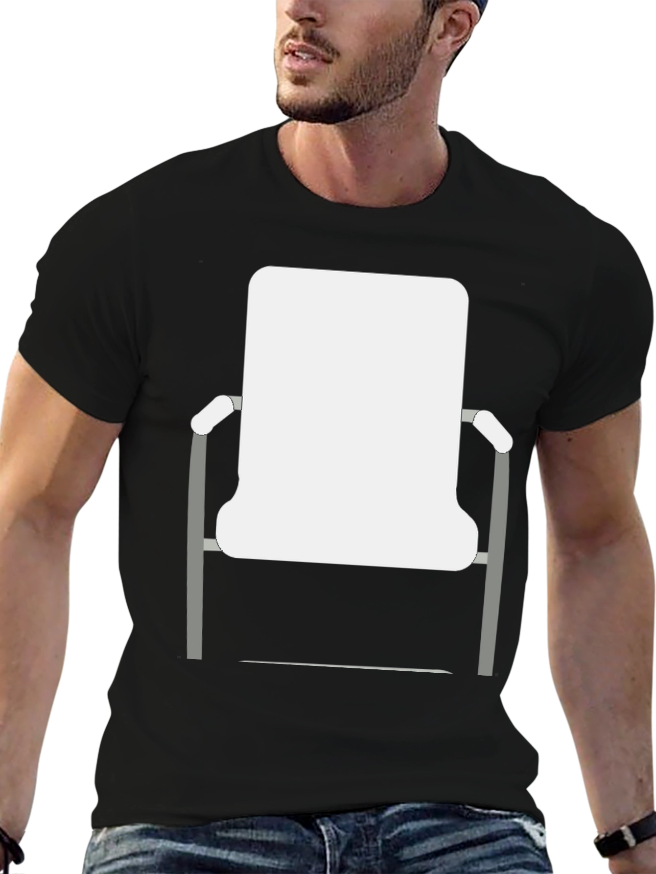 Unique Chair Graphic Tee - Casual Comfort