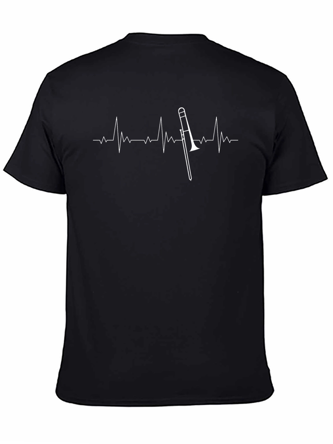 Trombone Heartbeat T-Shirt - Musicians Tee