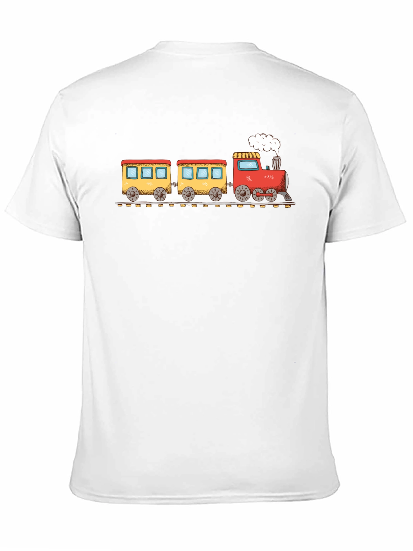 Train Graphic Black T-Shirt