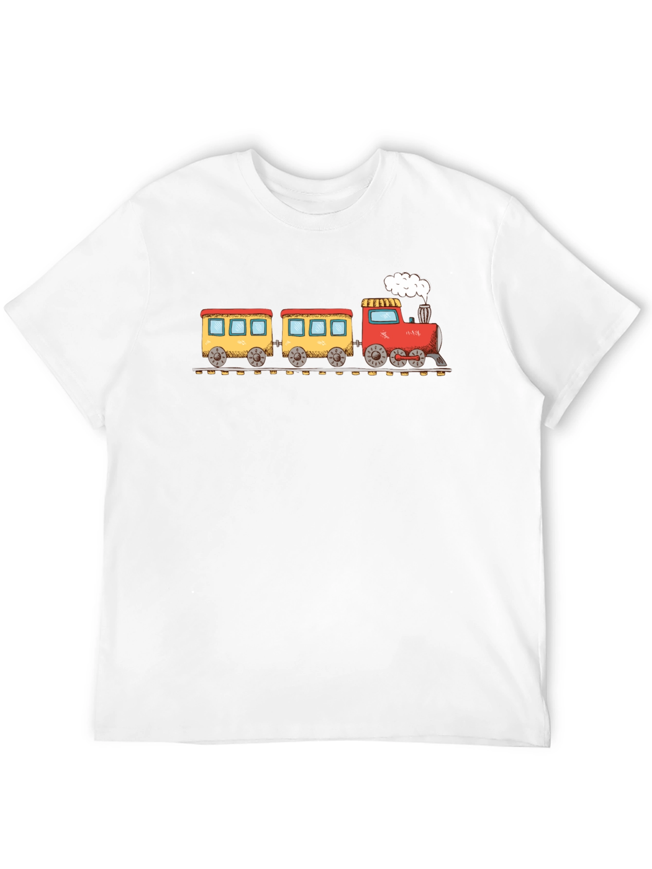 Train Graphic Black T-Shirt