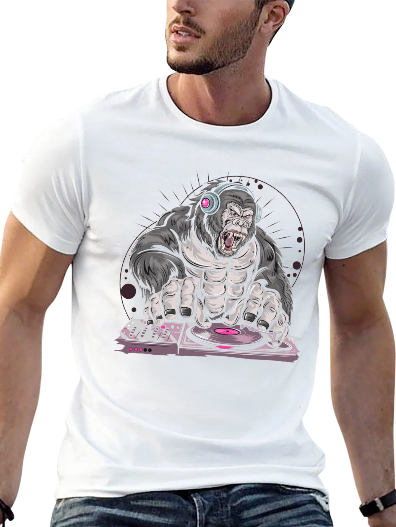 DJ Gorilla Graphic T-Shirt