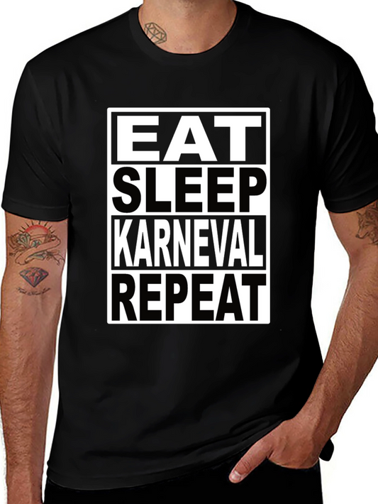 Eat Sleep Karneval Repeat T-Shirt