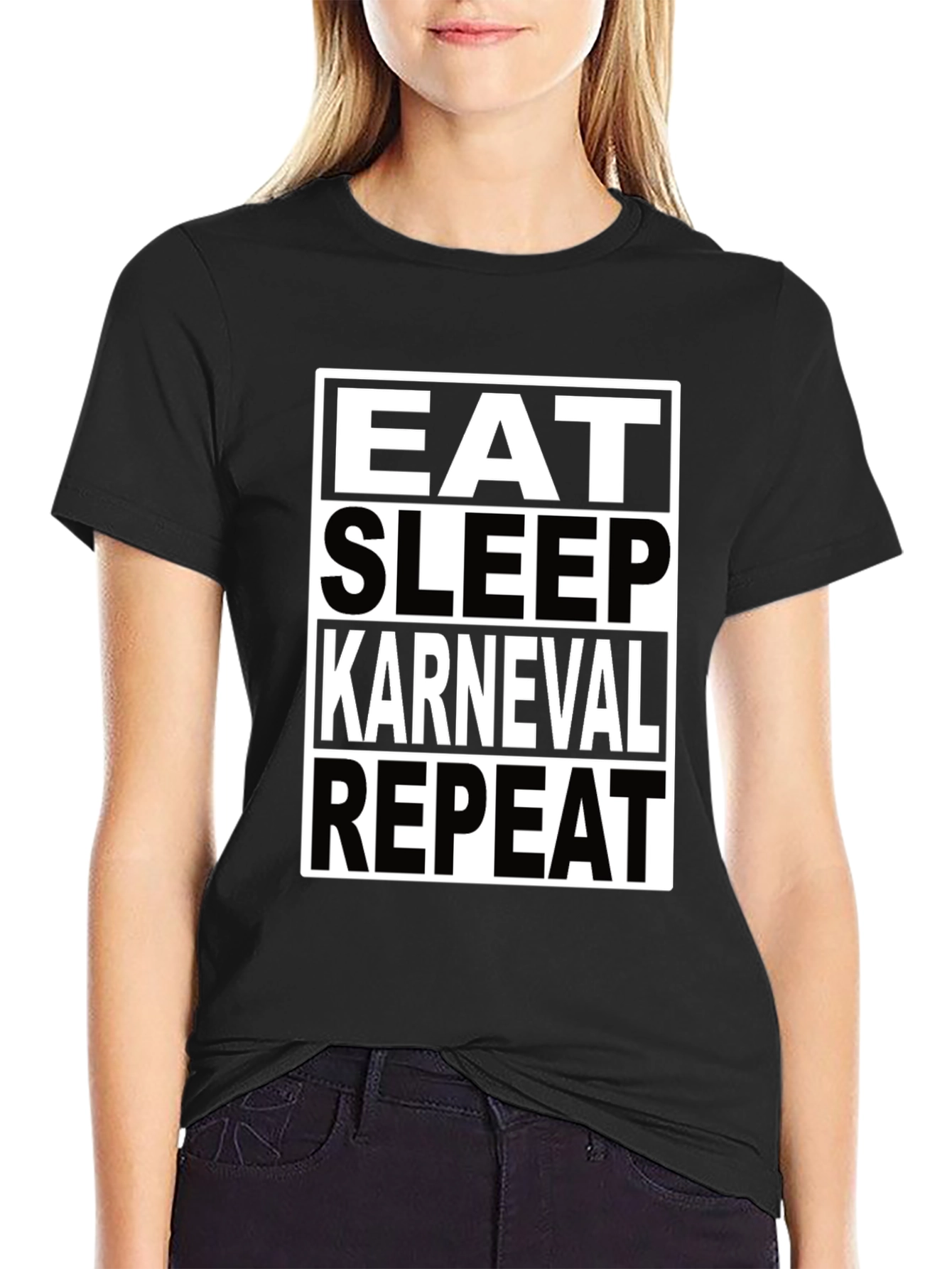 Eat Sleep Karneval Repeat T-Shirt