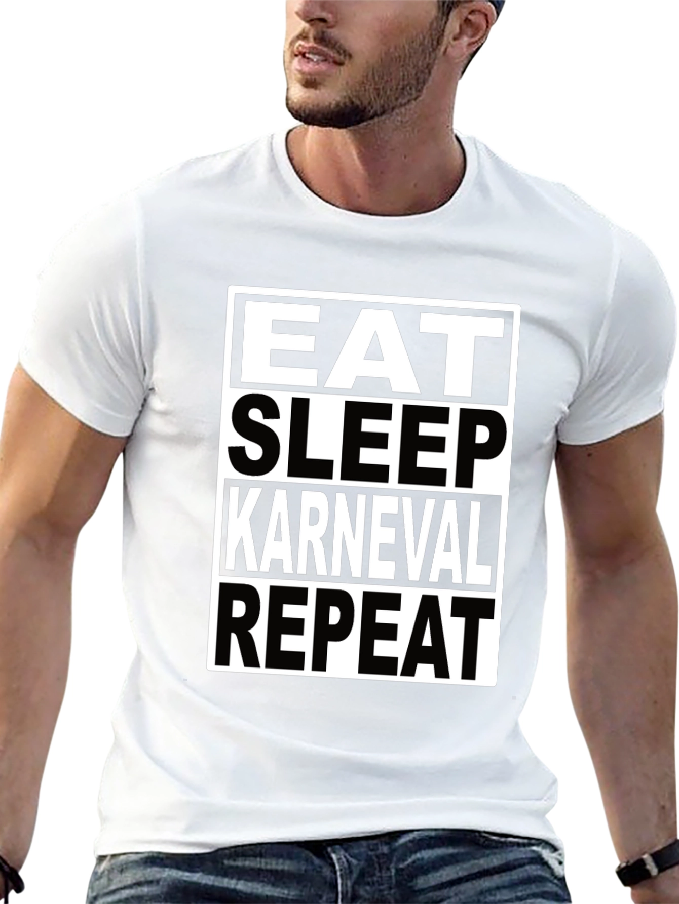 Eat Sleep Karneval Repeat T-Shirt