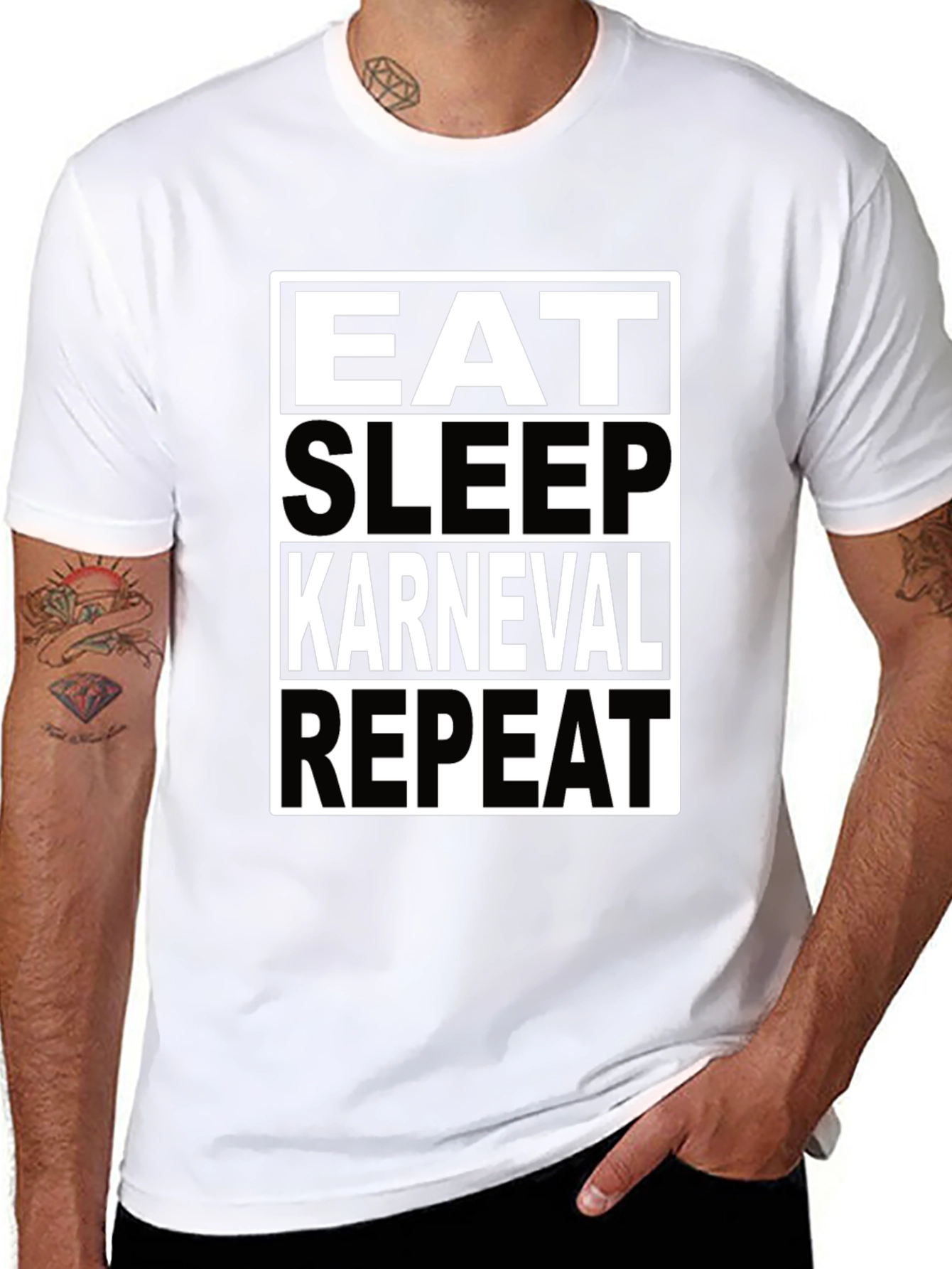 Eat Sleep Karneval Repeat T-Shirt