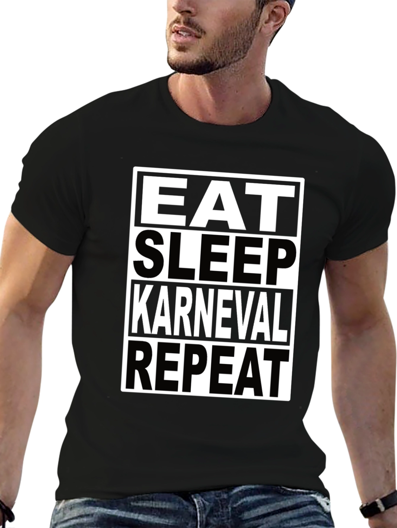 Eat Sleep Karneval Repeat T-Shirt