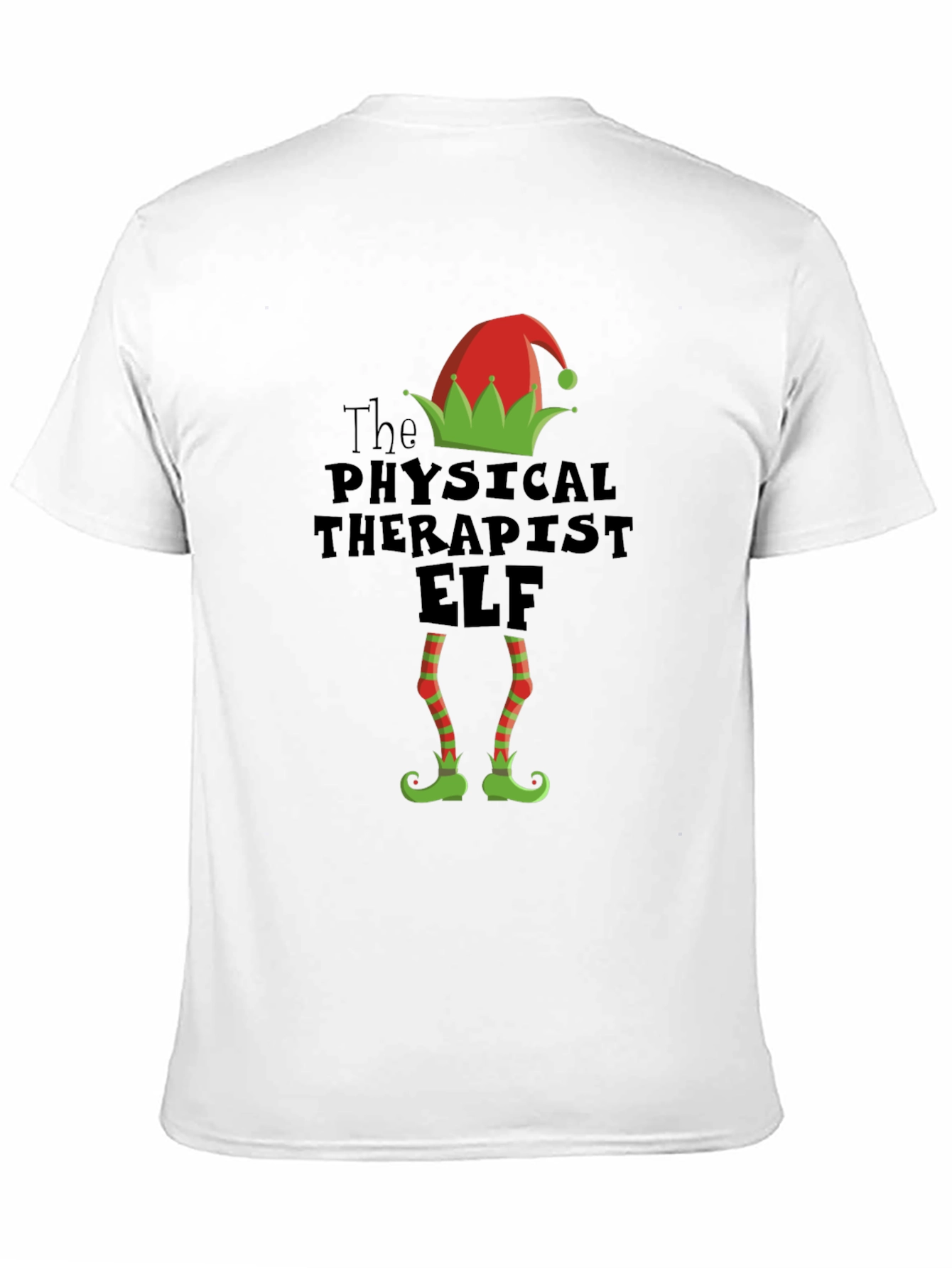 Physical Therapist Elf Funny Christmas T-Shirt