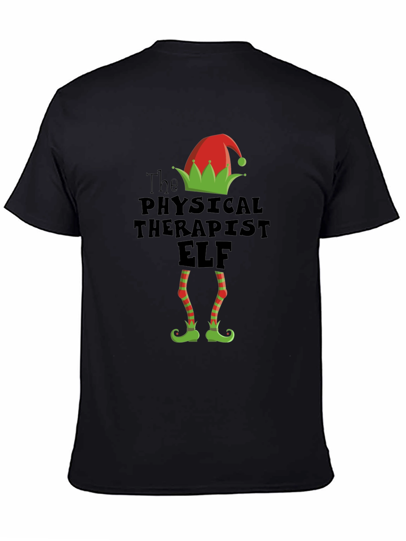 Physical Therapist Elf Funny Christmas T-Shirt
