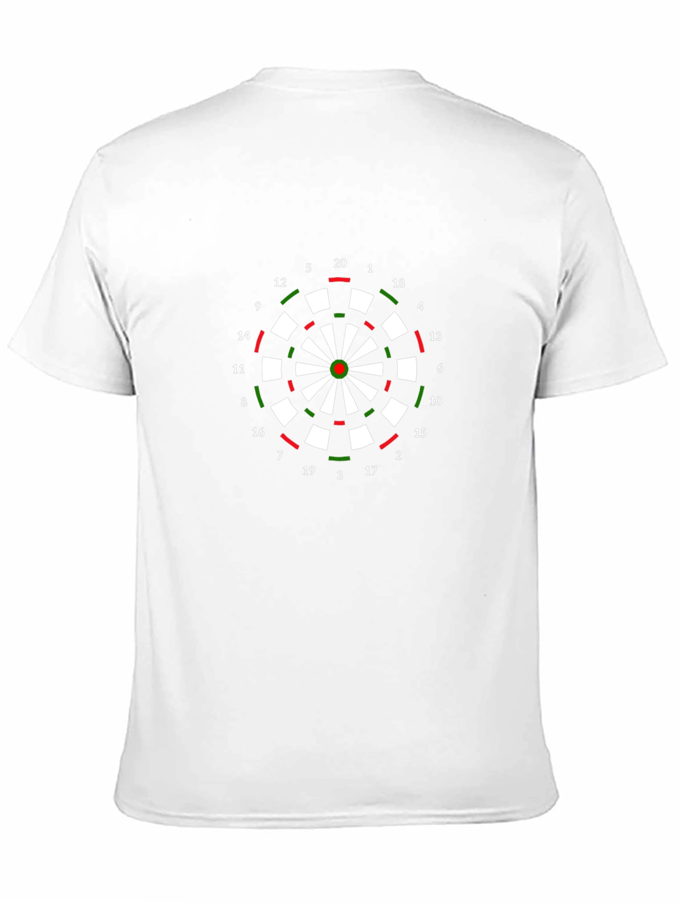 Darts Board Graphic T-Shirt - Classic Dartboard Tee