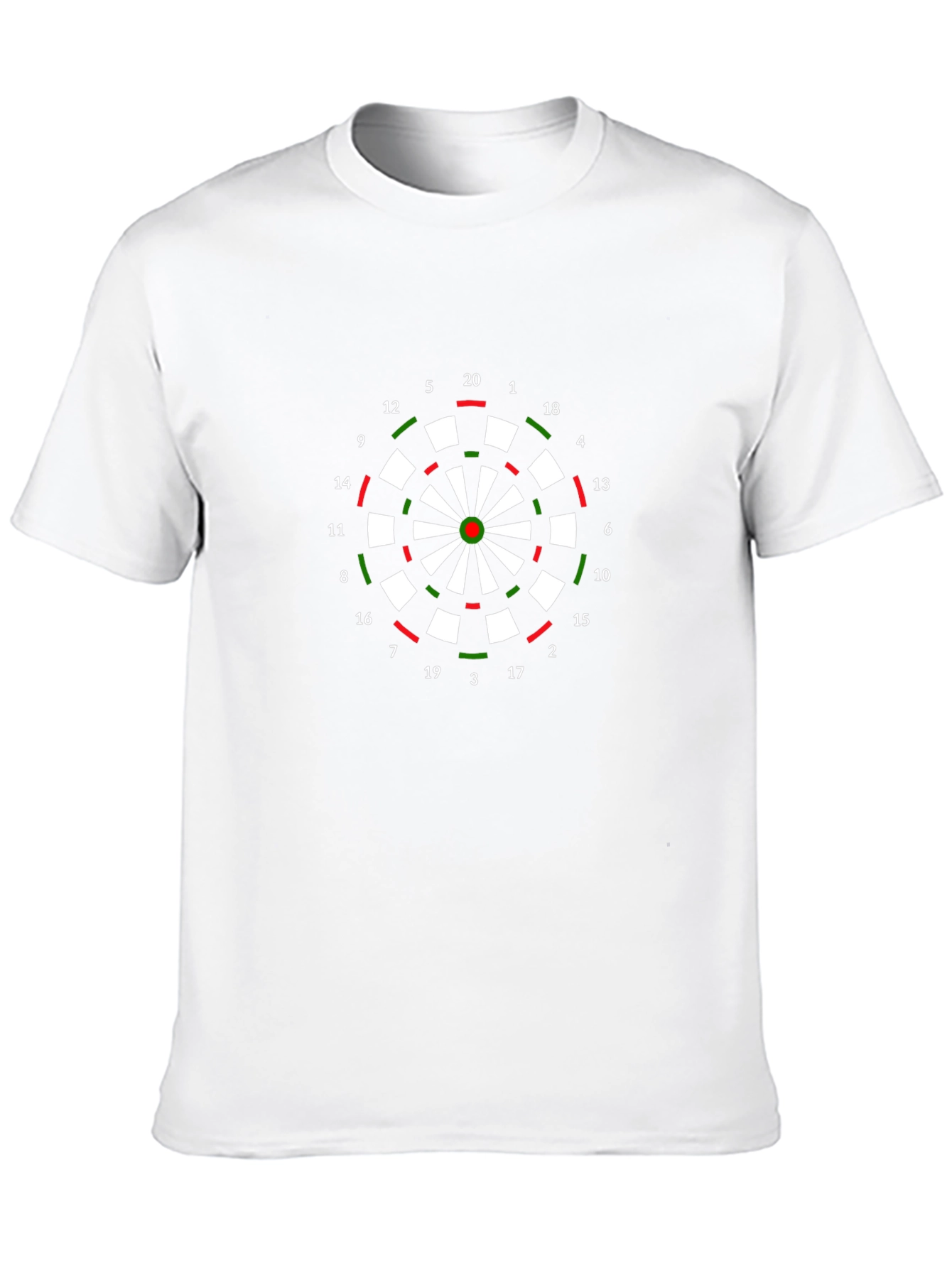Darts Board Graphic T-Shirt - Classic Dartboard Tee