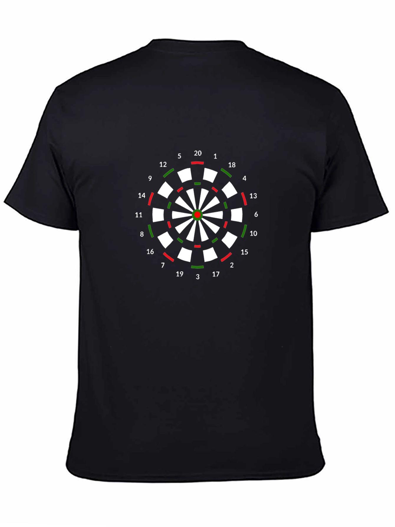 Darts Board Graphic T-Shirt - Classic Dartboard Tee