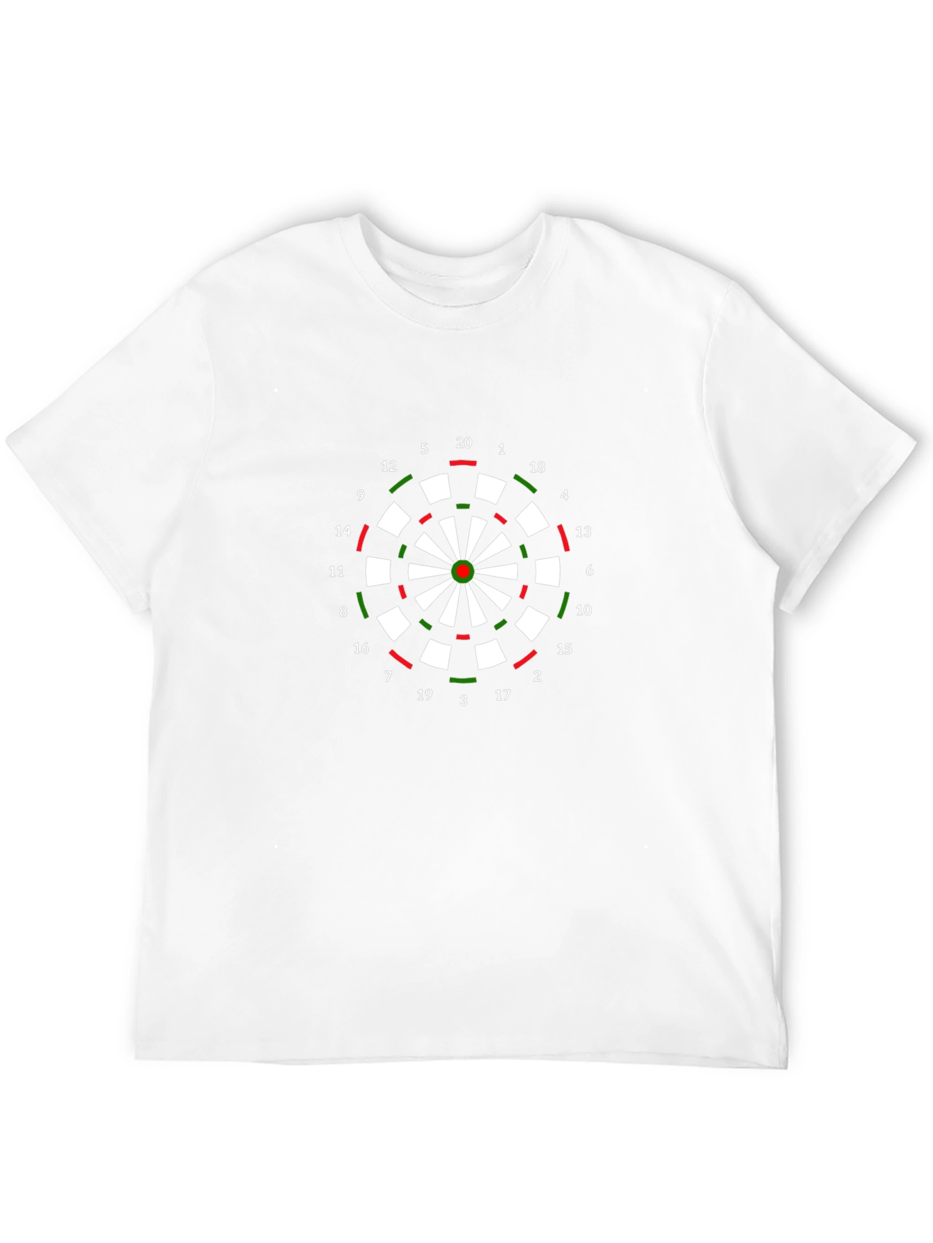Darts Board Graphic T-Shirt - Classic Dartboard Tee