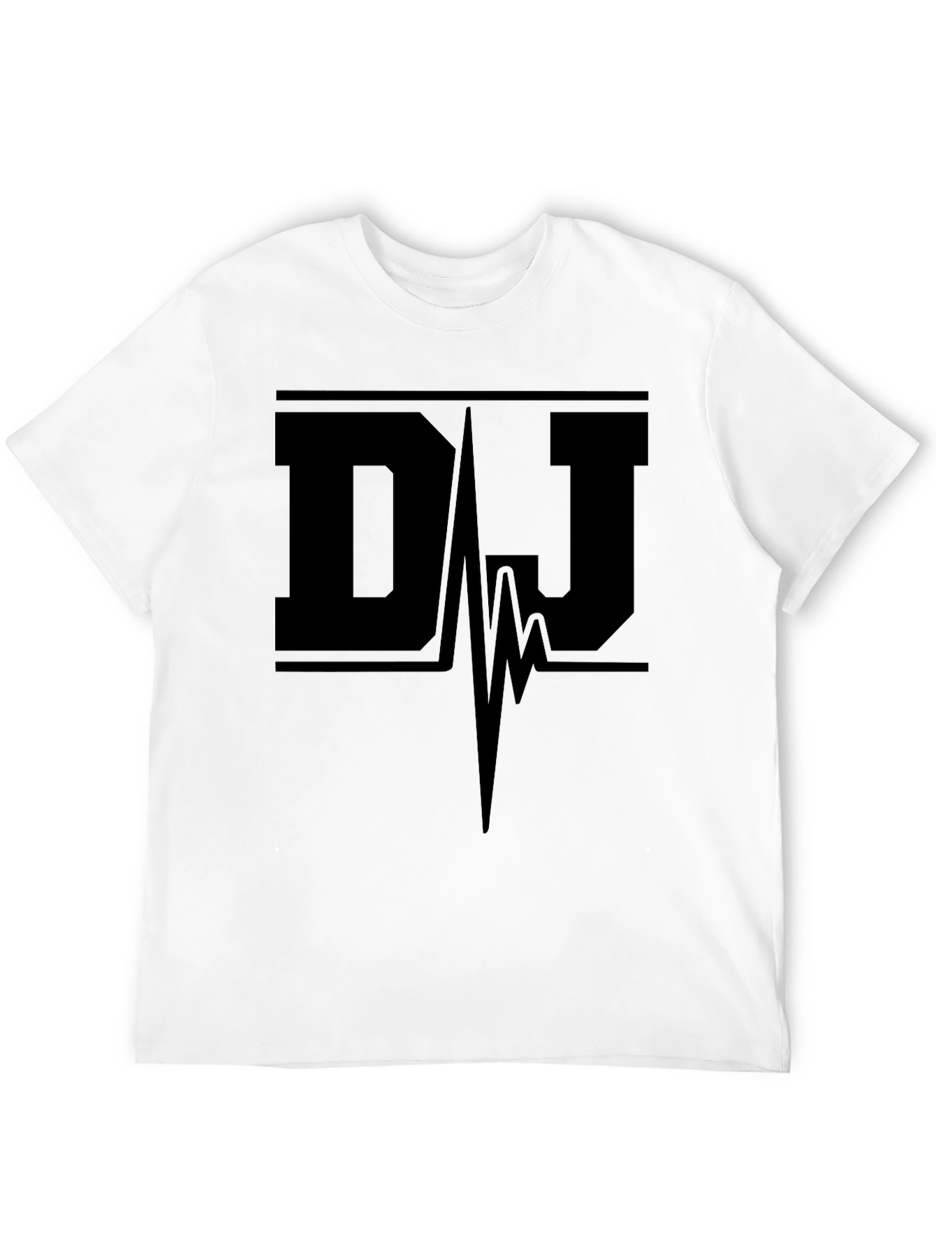 DJ Pulse Black Graphic Tee - Music Lovers Style