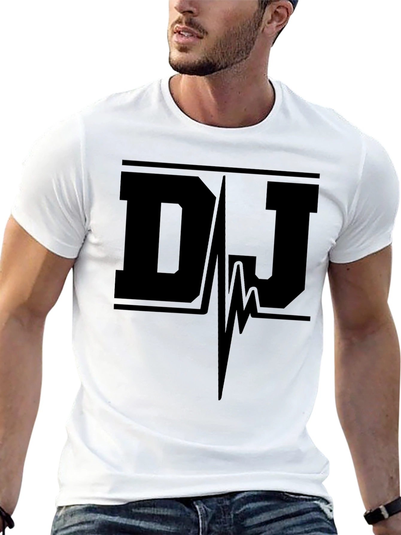 DJ Pulse Black Graphic Tee - Music Lovers Style