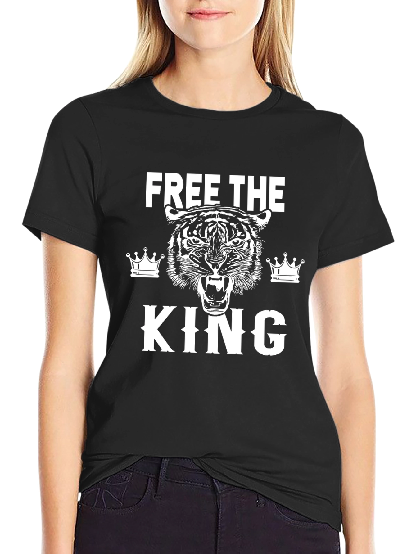 Free the King Graphic Tee - Black T-Shirt