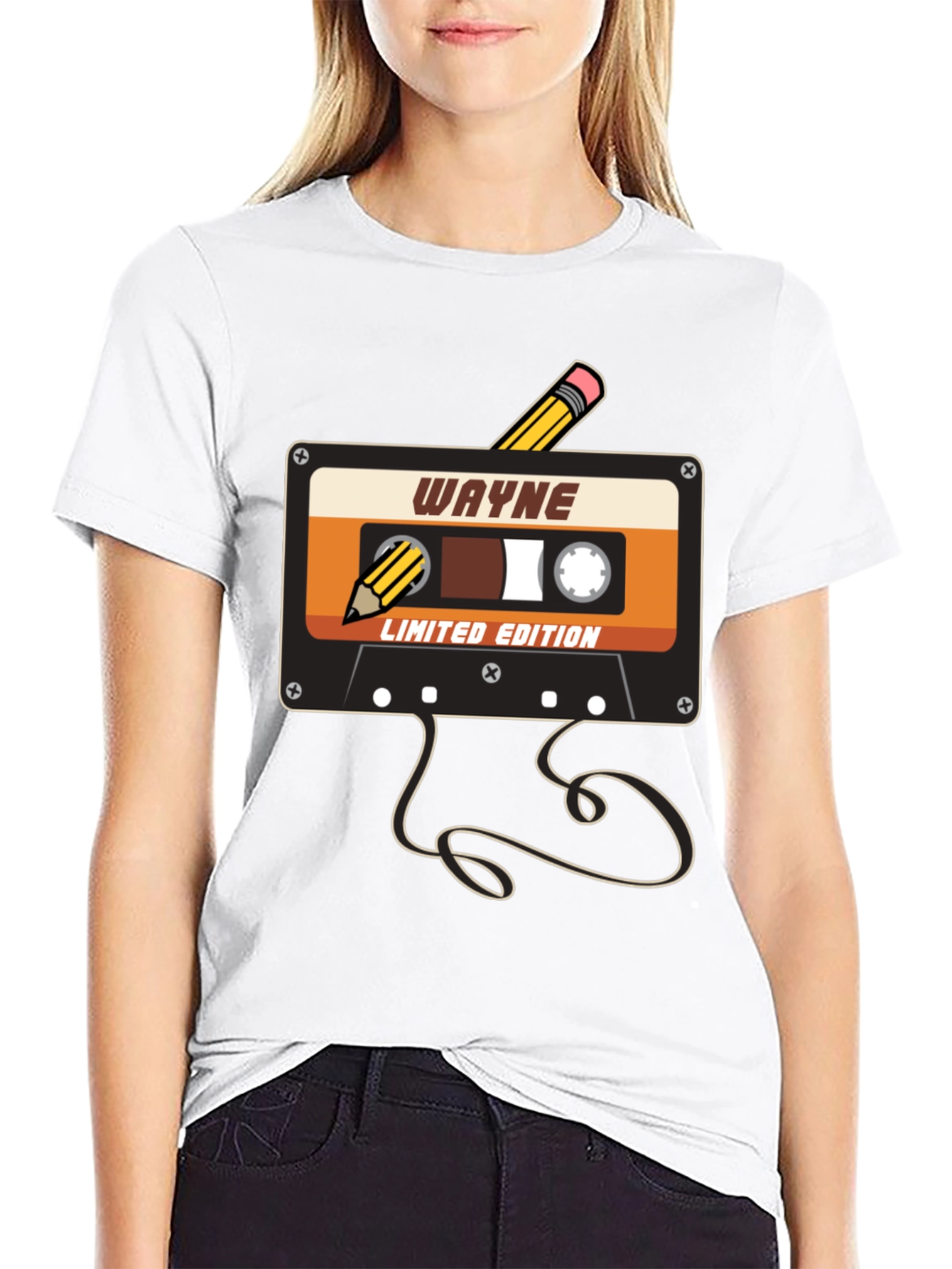 Wayne Limited Edition Cassette Tape T-Shirt
