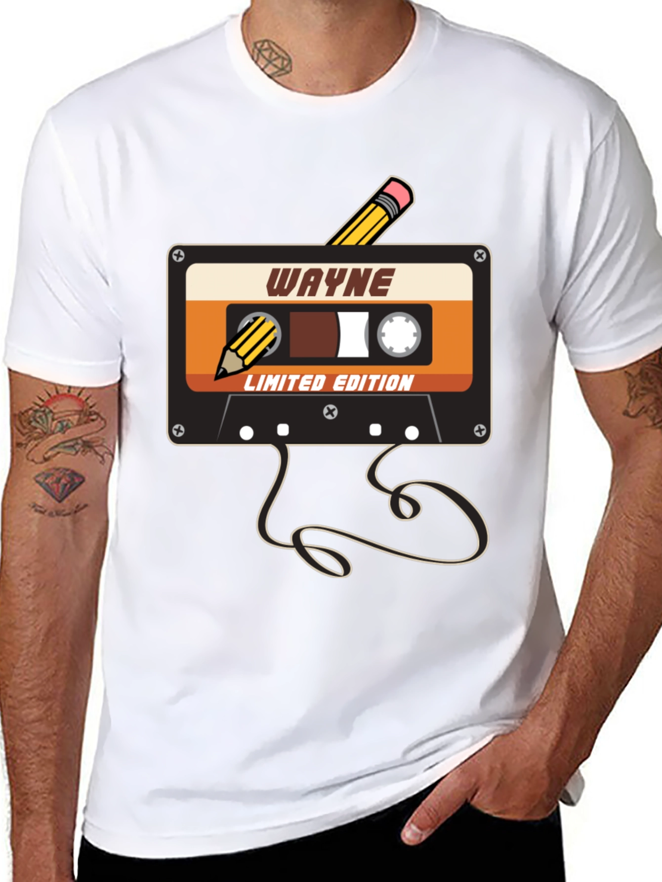 Wayne Limited Edition Cassette Tape T-Shirt