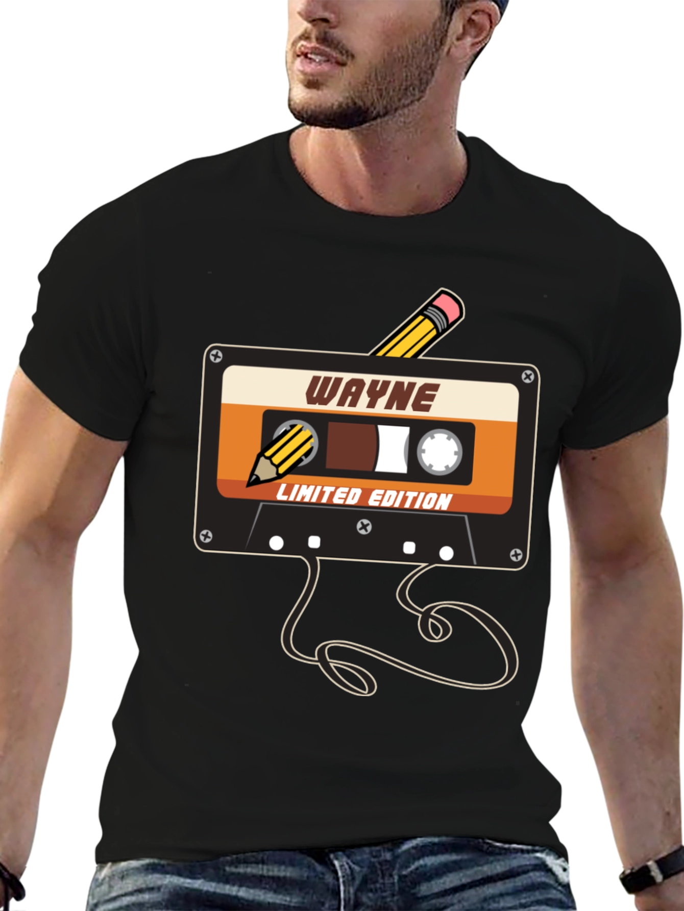 Wayne Limited Edition Cassette Tape T-Shirt