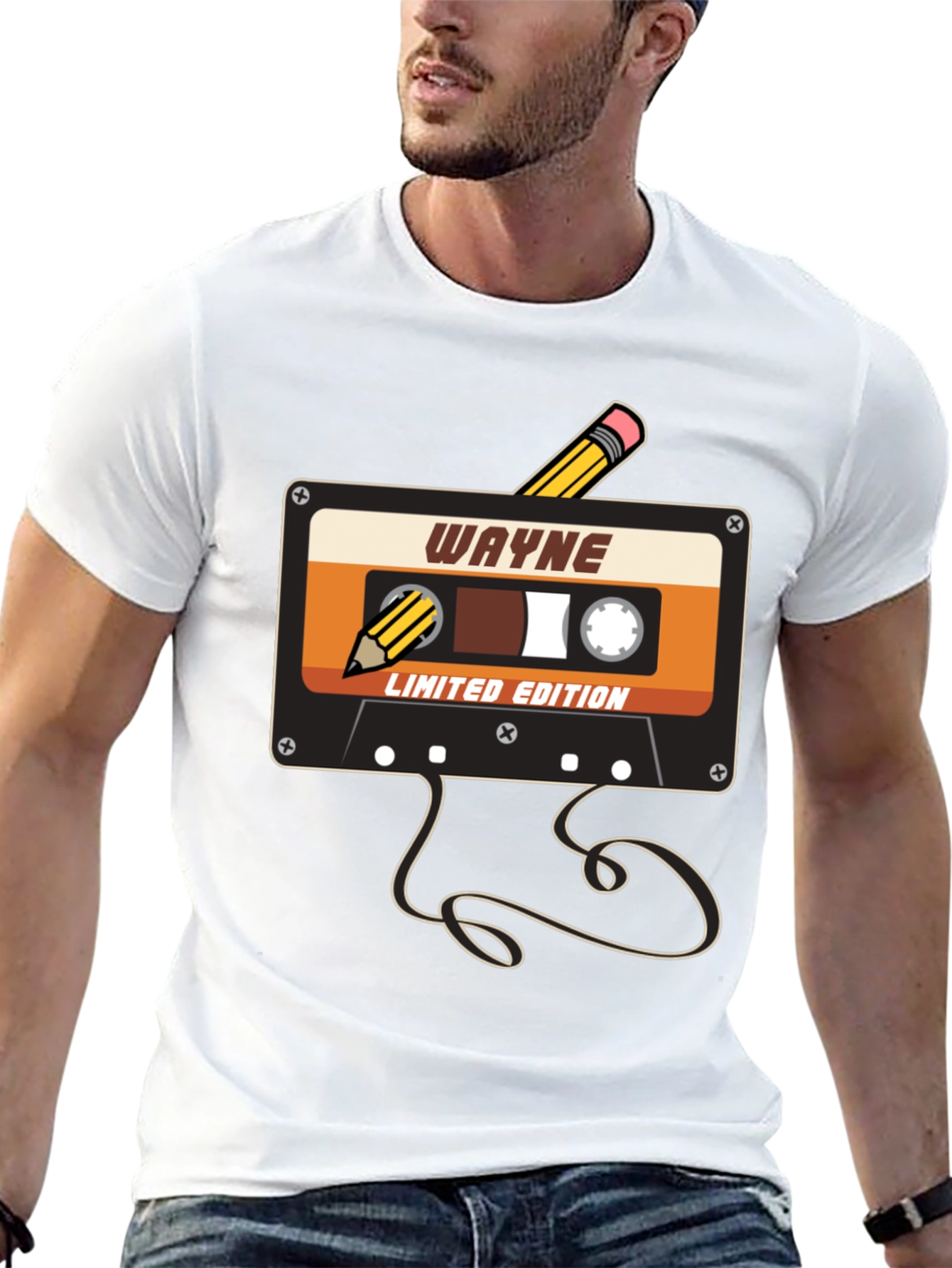 Wayne Limited Edition Cassette Tape T-Shirt