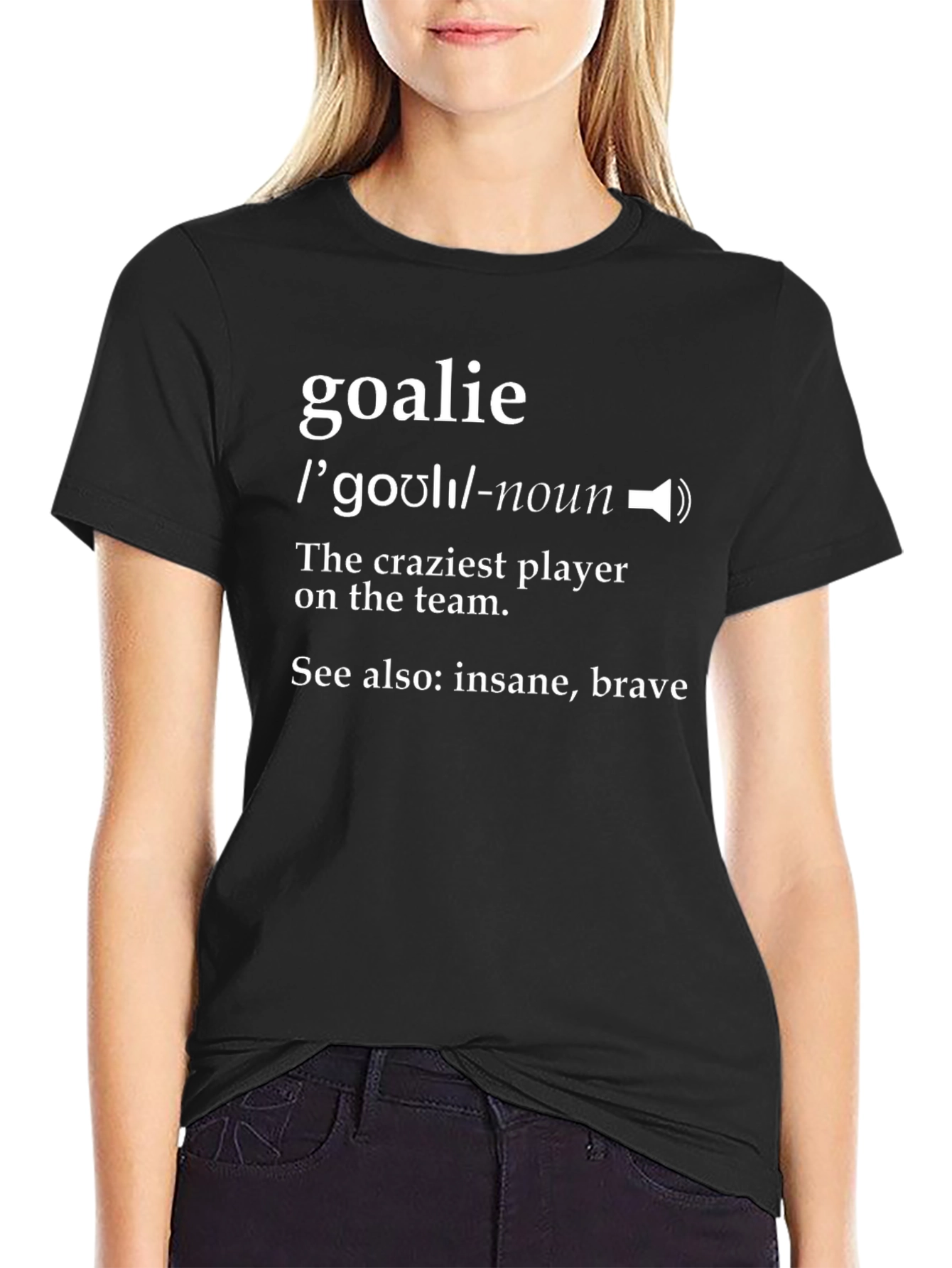 Goalie Definition T-Shirt - Hockey Player Tee