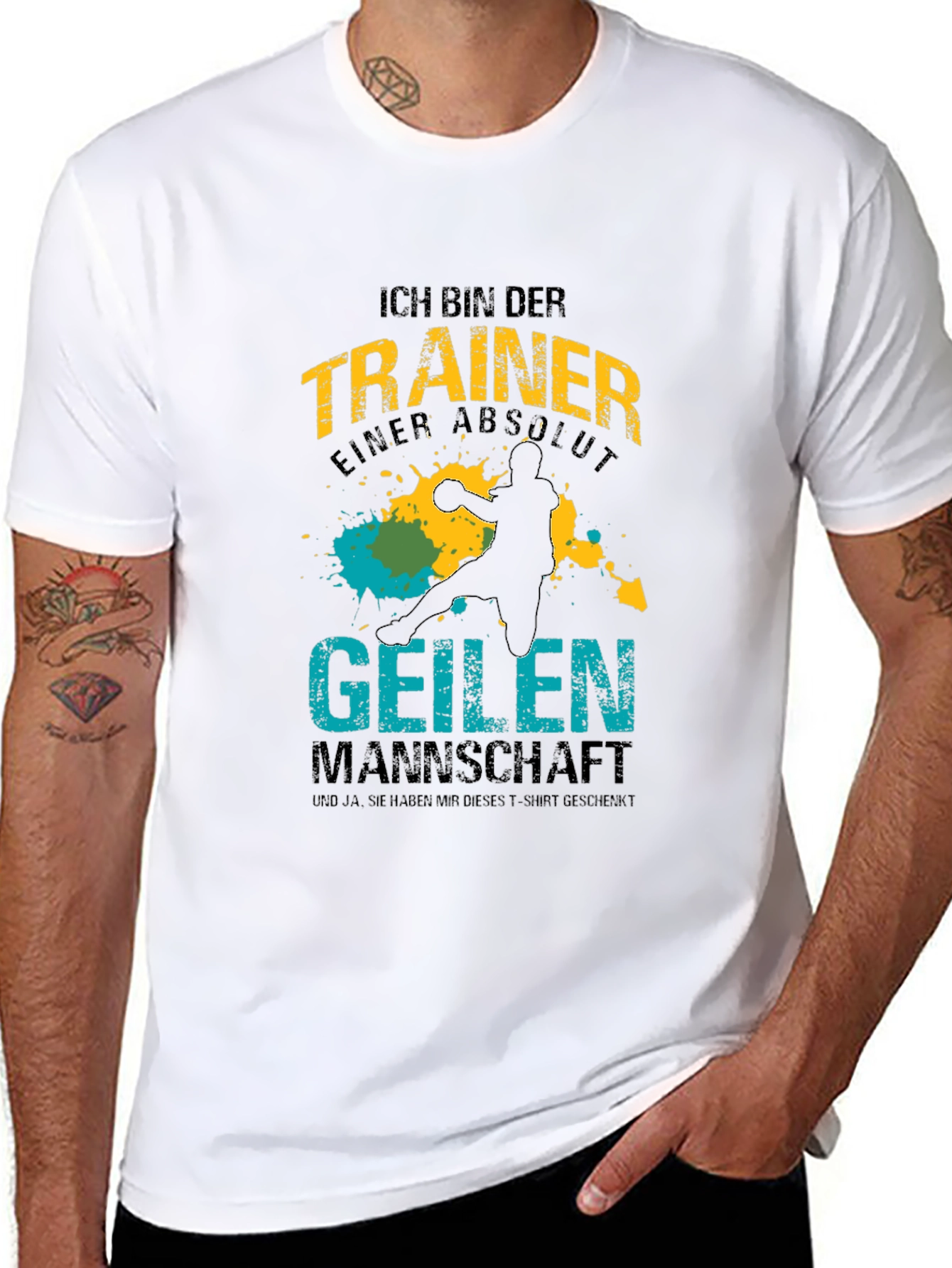 Funny Handball Coach T-Shirt - Geilen Mannschaft