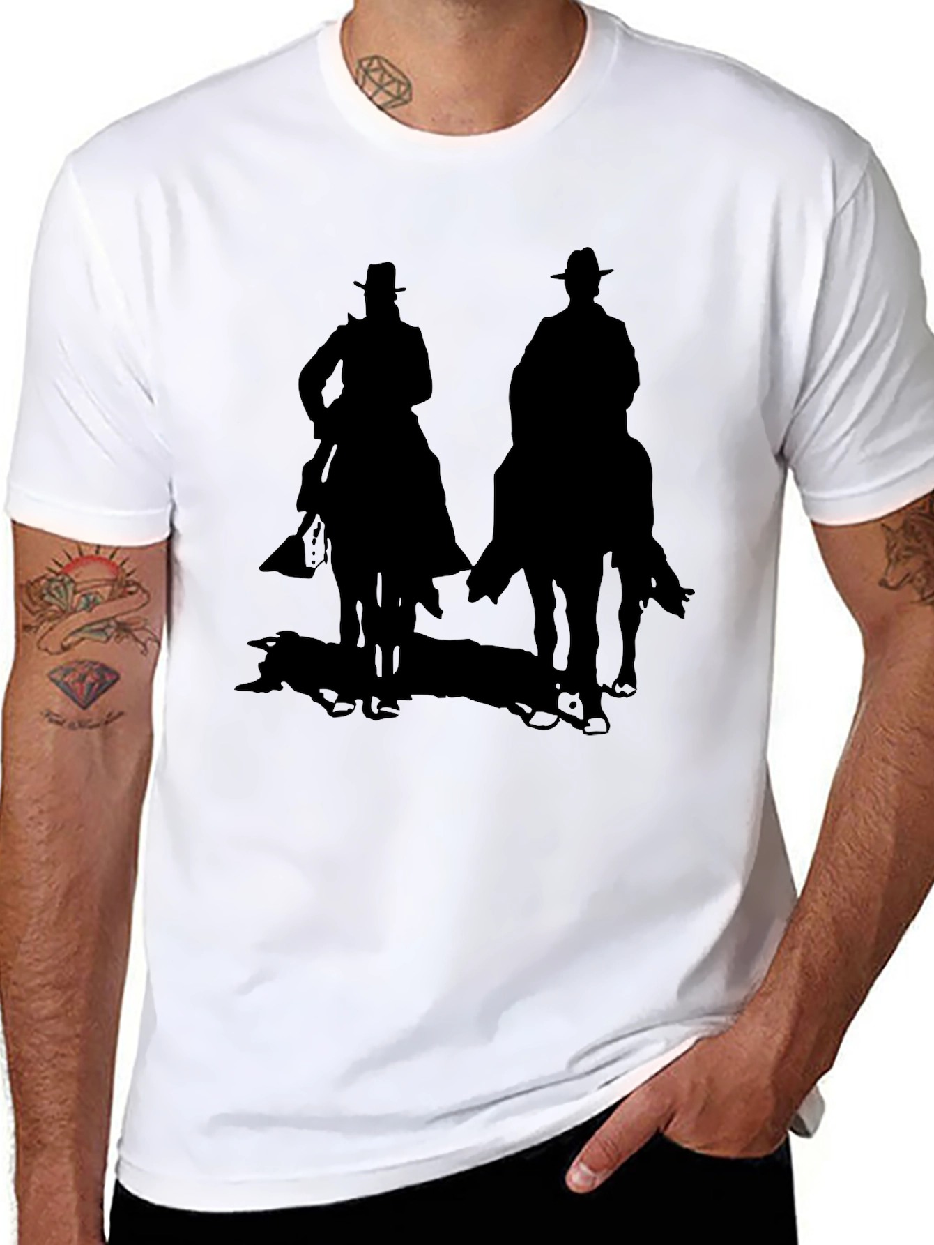 Western Silhouette Graphic T-Shirt