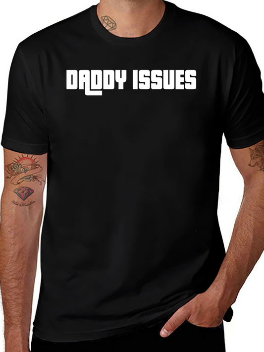 Daddy Issues Graphic Tee - Black