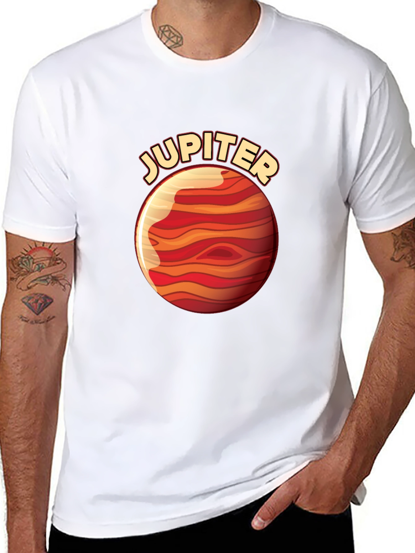Jupiter Graphic Tee - Space Planet T-Shirt