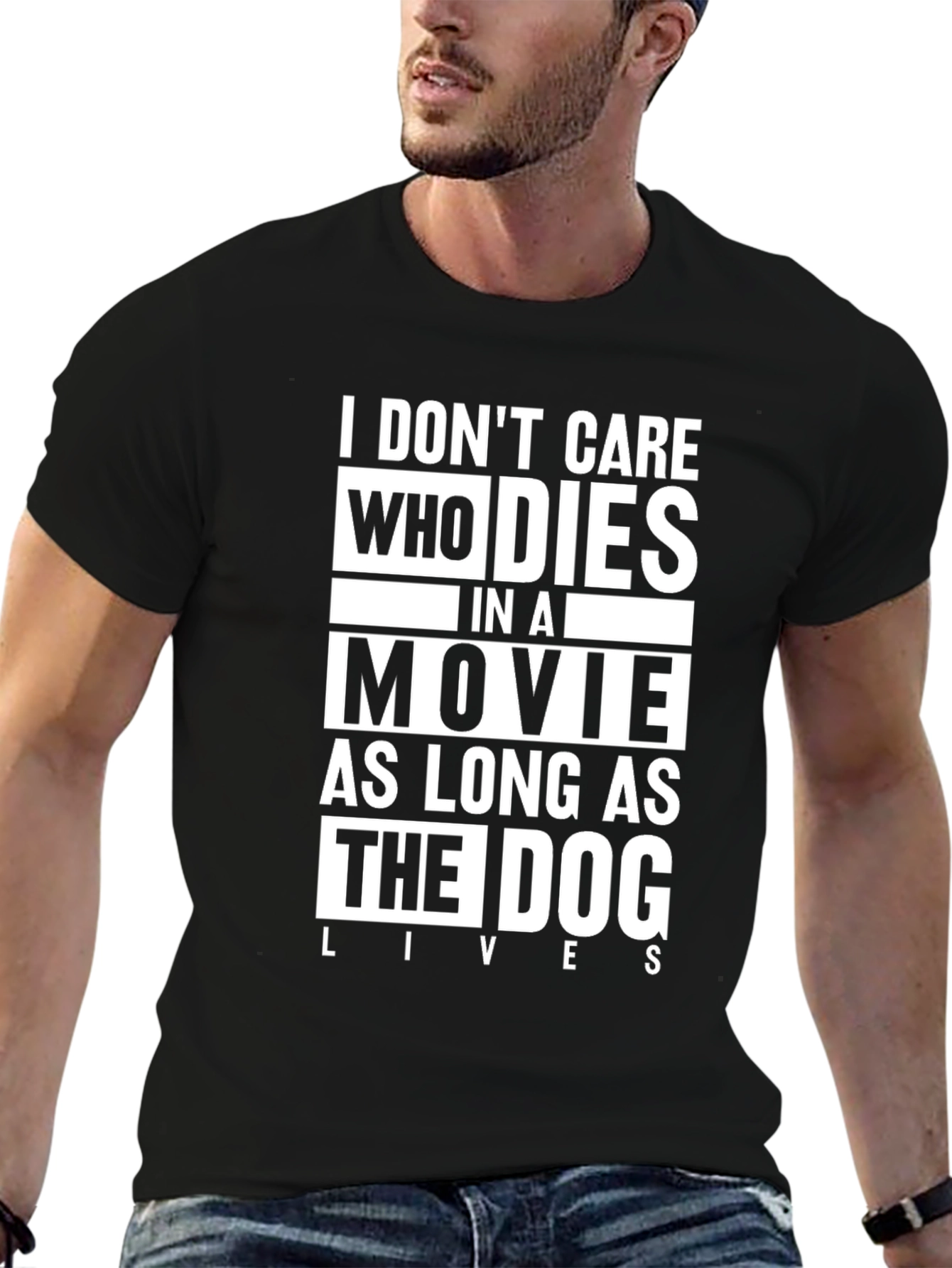 Dog Lover Movie T-Shirt - Funny Slogan Tee