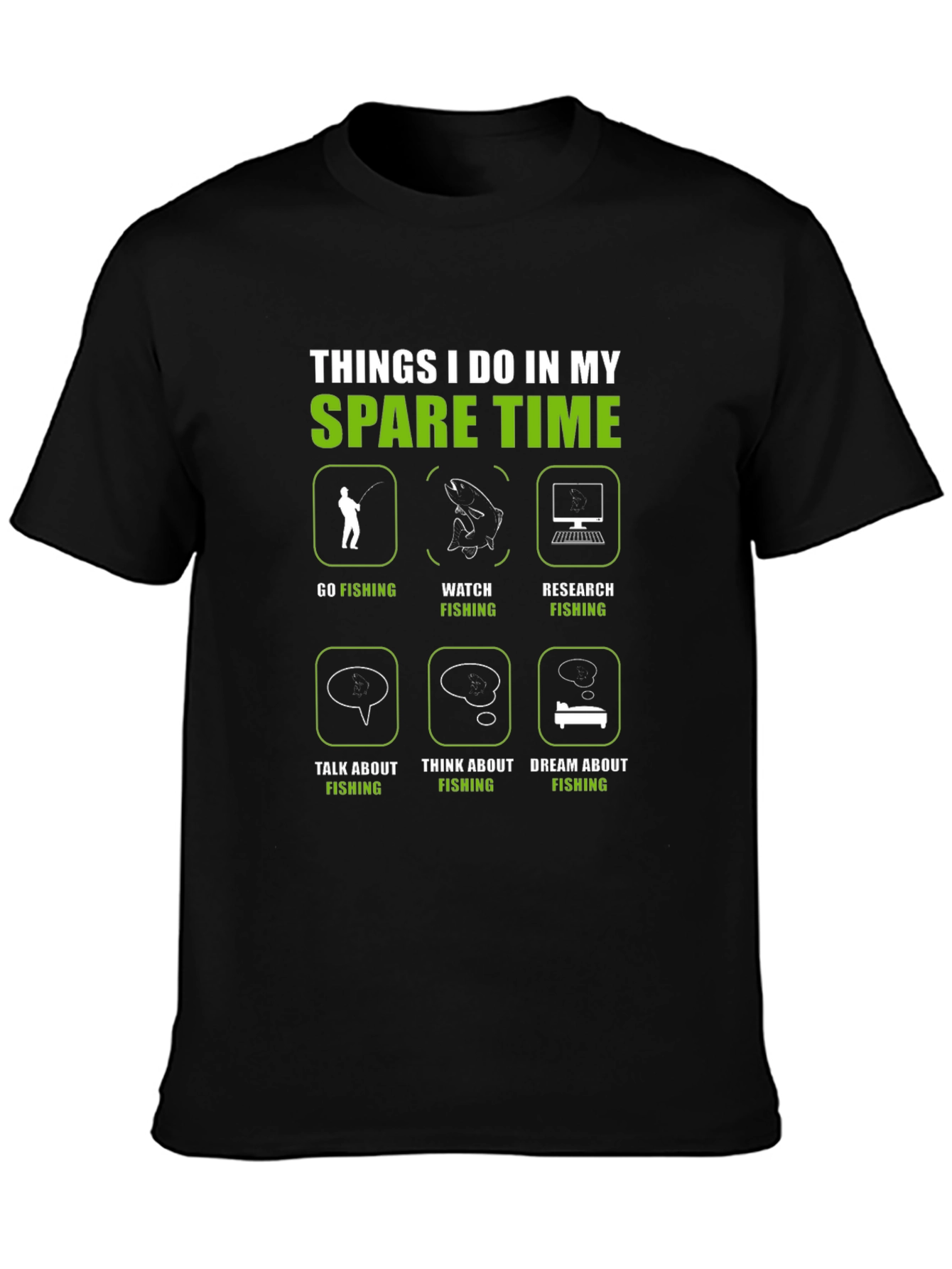 Fishing Spare Time Graphic Tee