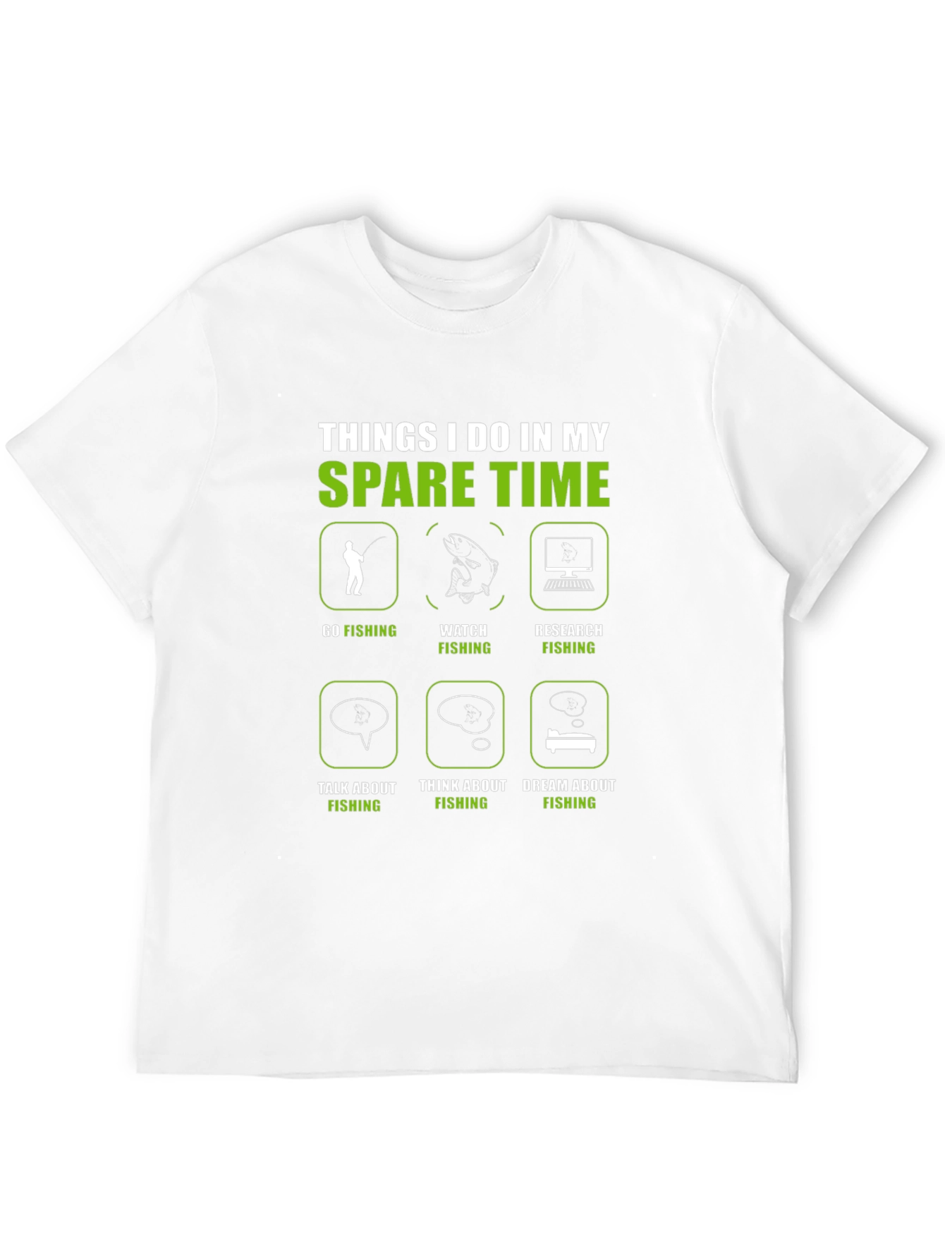 Fishing Spare Time Graphic Tee