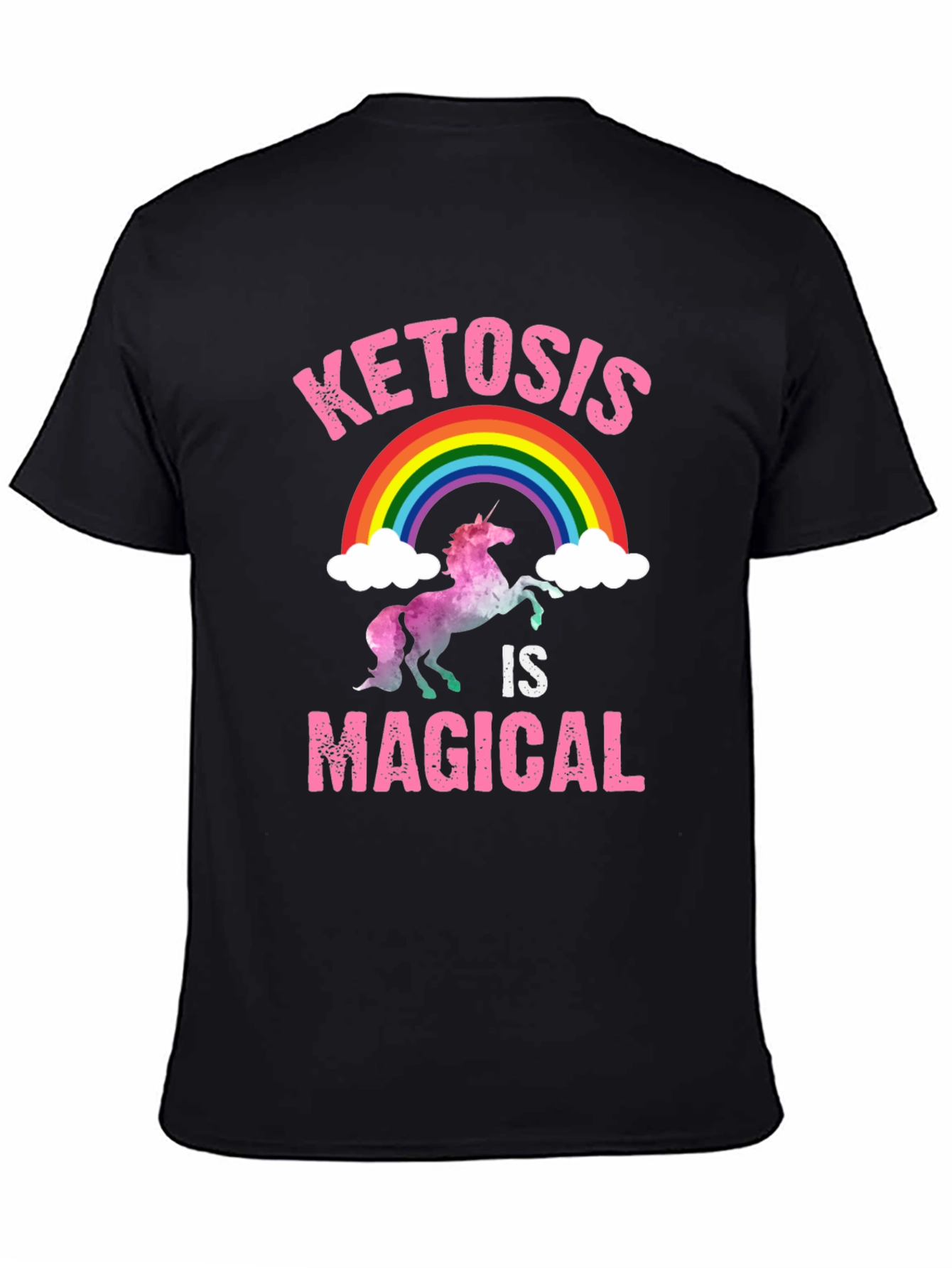 Ketosis is Magical T-Shirt Rainbow Unicorn