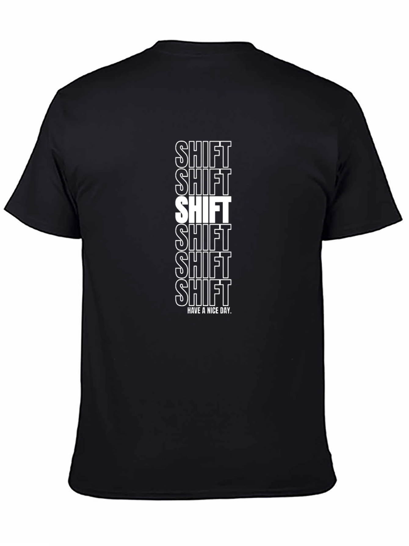 Shift T-Shirt -  Crew Neck Graphic Print Tee