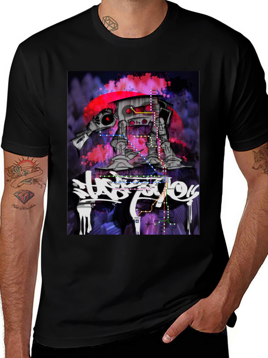 Urban AT-AT Walker T-Shirt - Subway Map Design