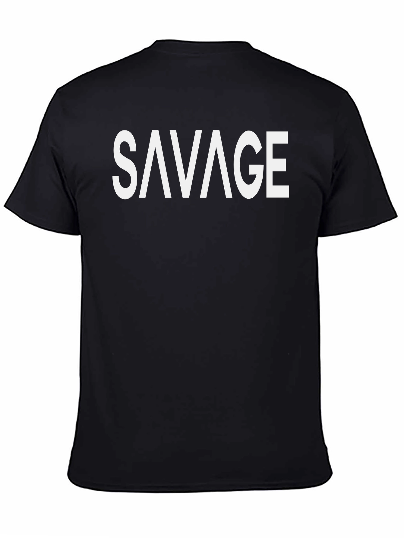Savage Graphic Tee - Bold Black T-Shirt