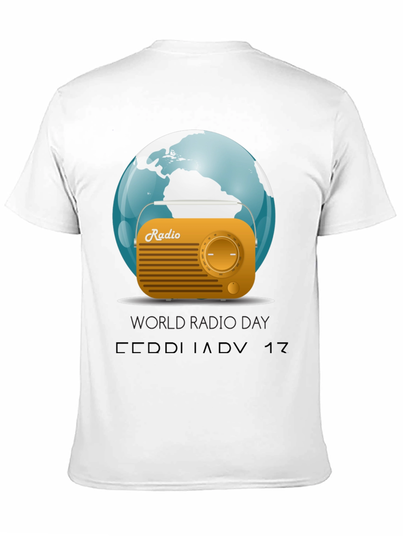 World Radio Day Graphic T-Shirt