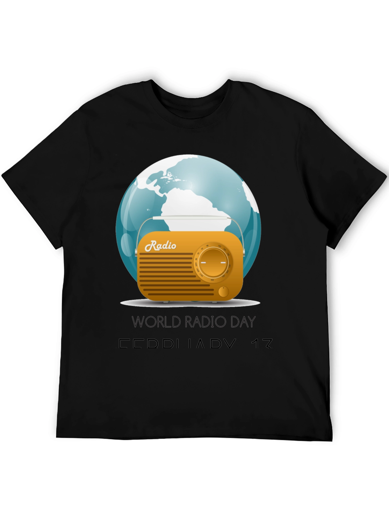 World Radio Day Graphic T-Shirt