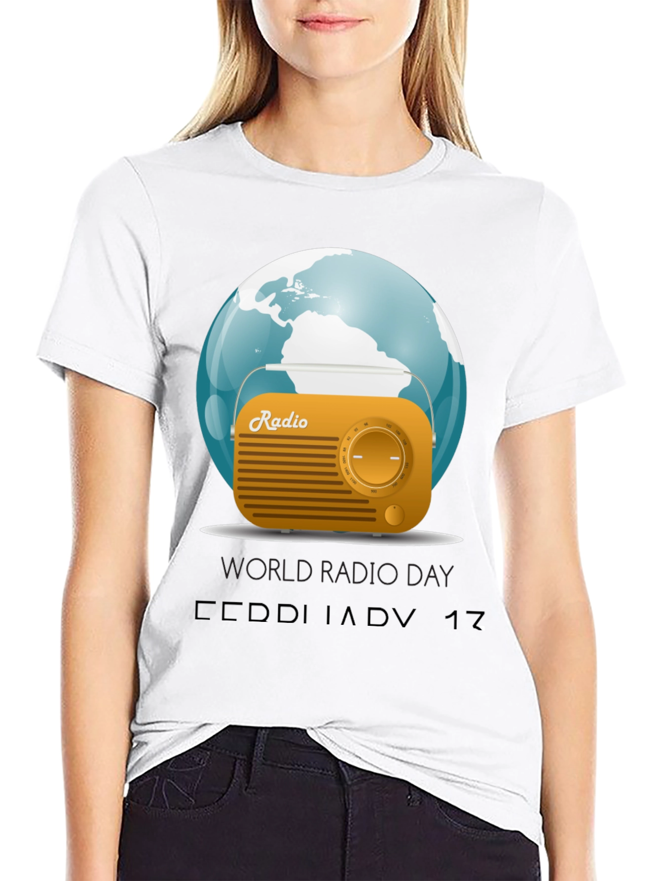 World Radio Day Graphic T-Shirt