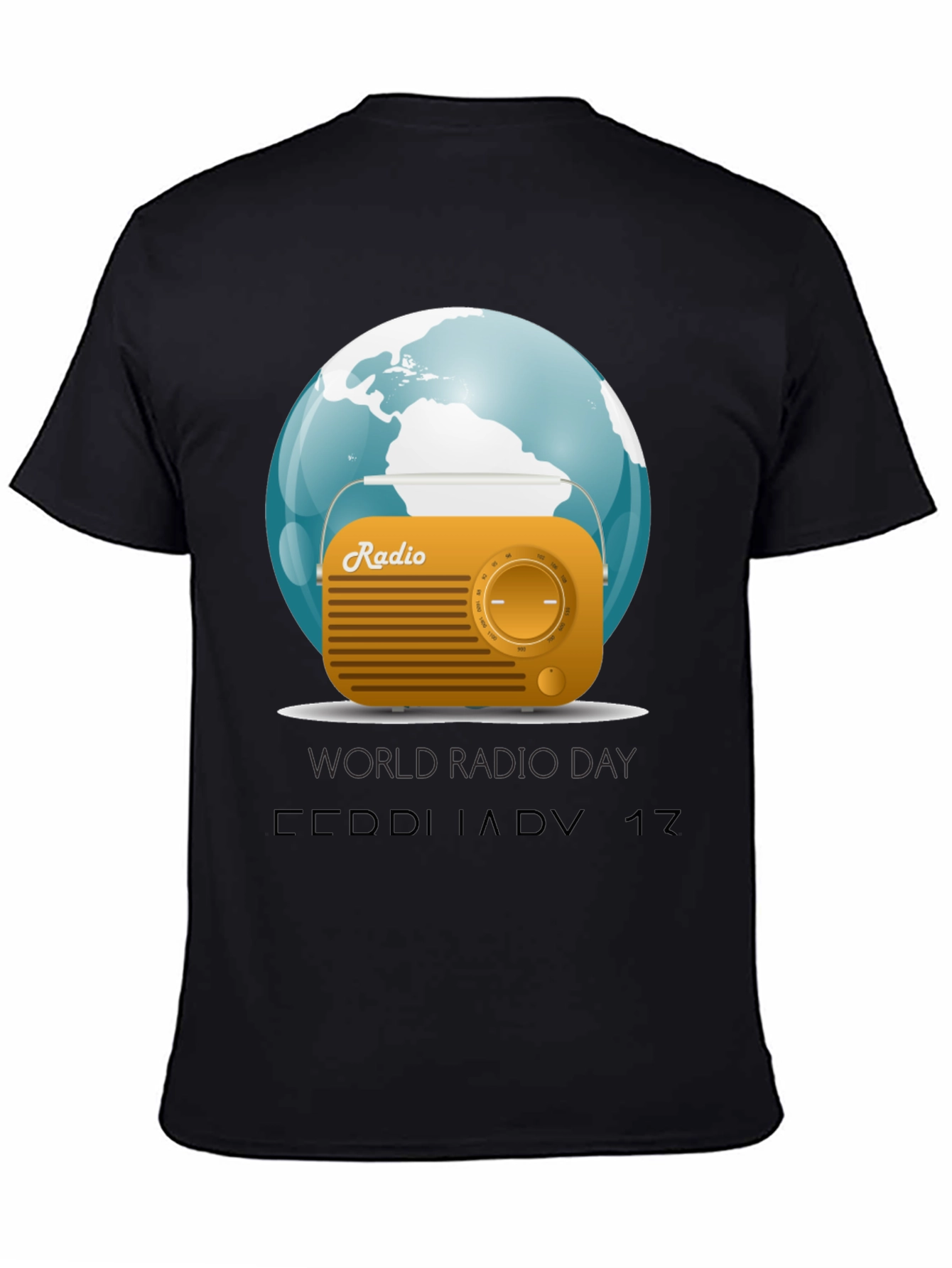 World Radio Day Graphic T-Shirt