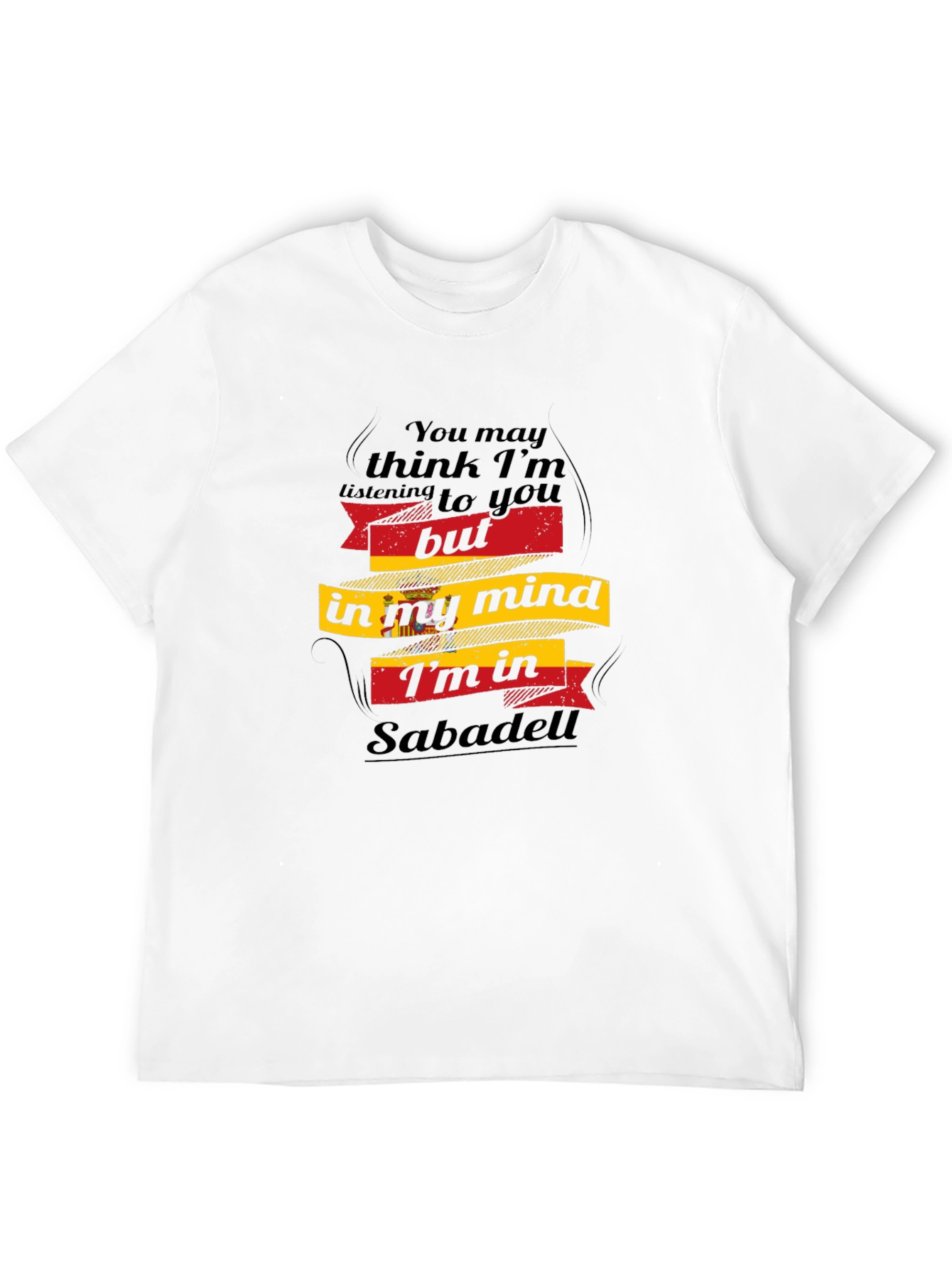 Sabadell Mind T-Shirt - Novelty Graphic Tee