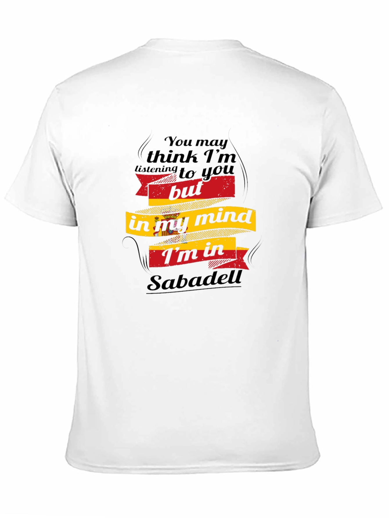 Sabadell Mind T-Shirt - Novelty Graphic Tee