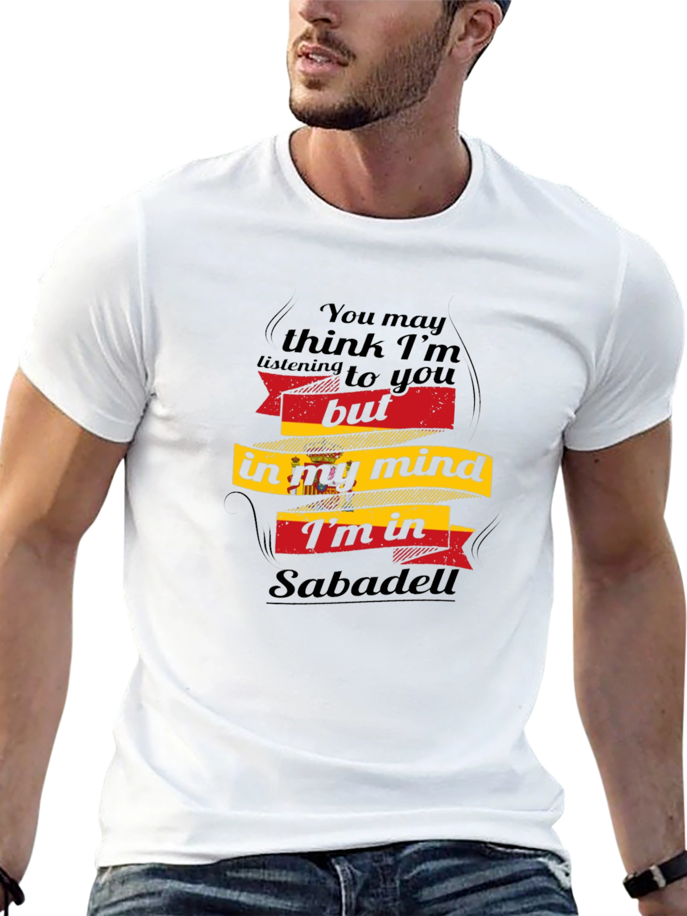 Sabadell Mind T-Shirt - Novelty Graphic Tee