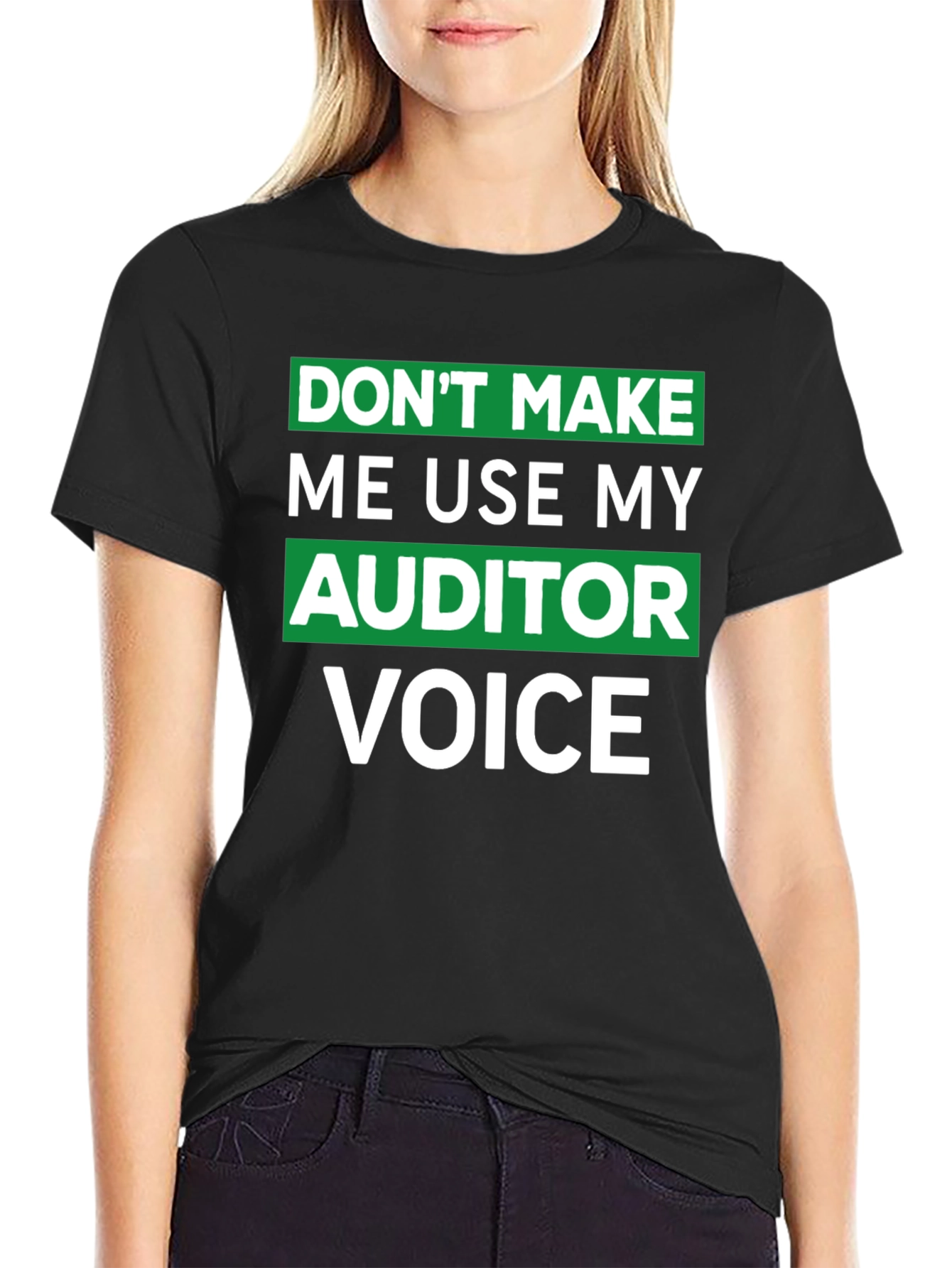 Auditor Voice T-Shirt - Funny Profession Tee