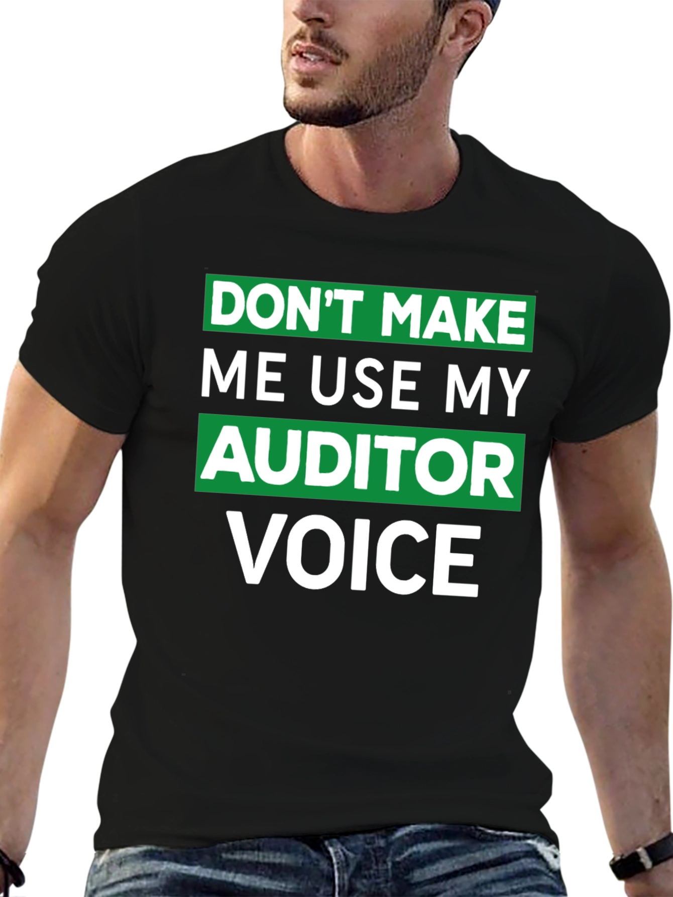Auditor Voice T-Shirt - Funny Profession Tee