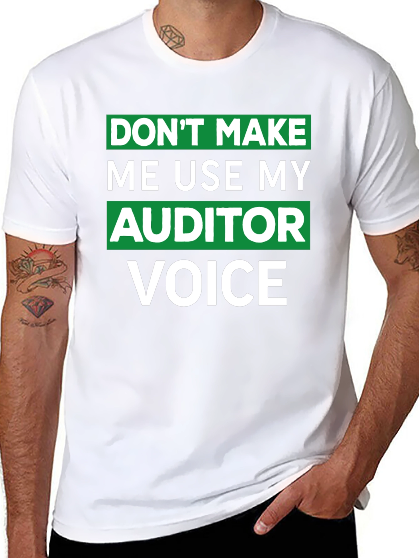 Auditor Voice T-Shirt - Funny Profession Tee