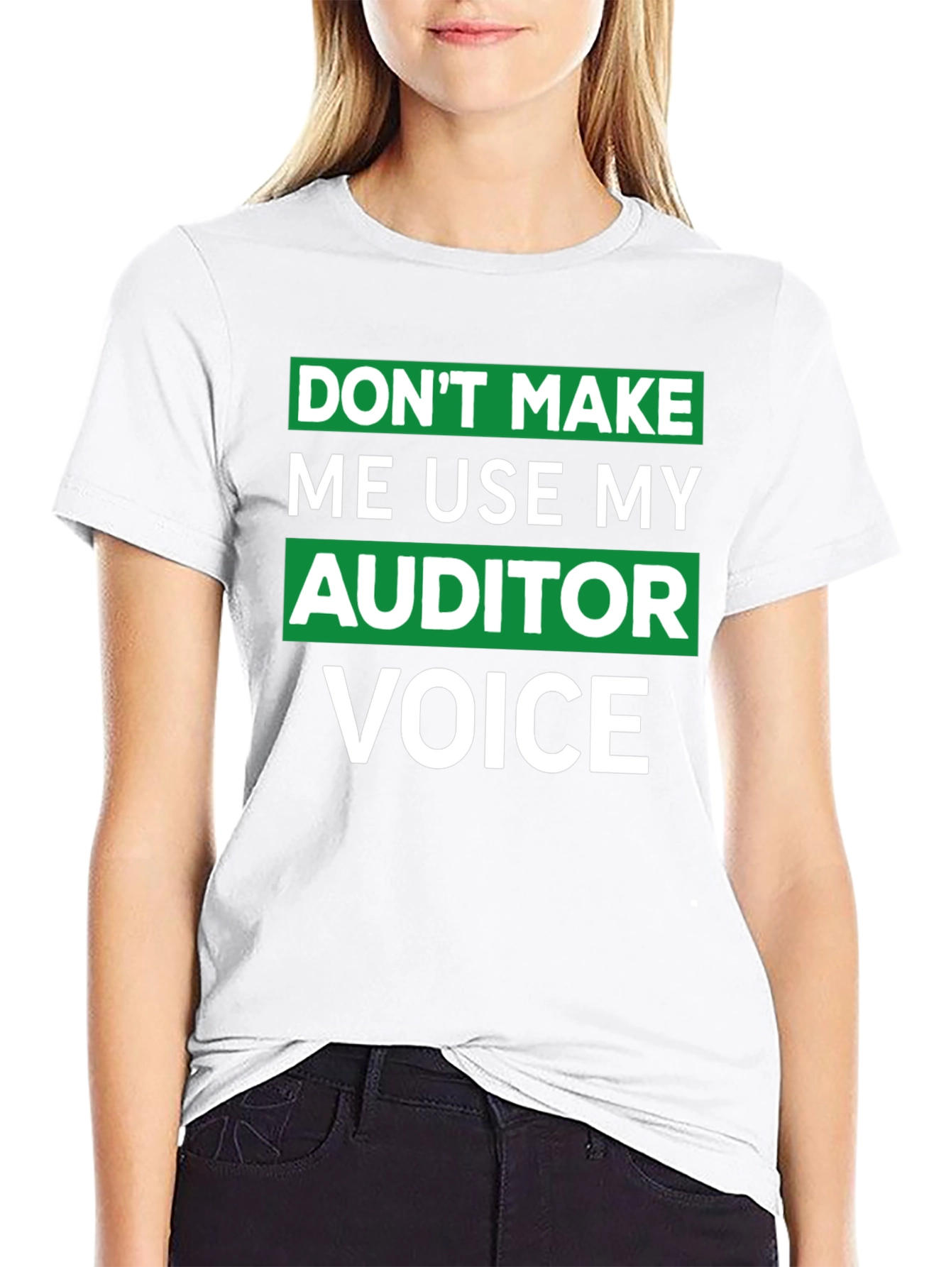 Auditor Voice T-Shirt - Funny Profession Tee