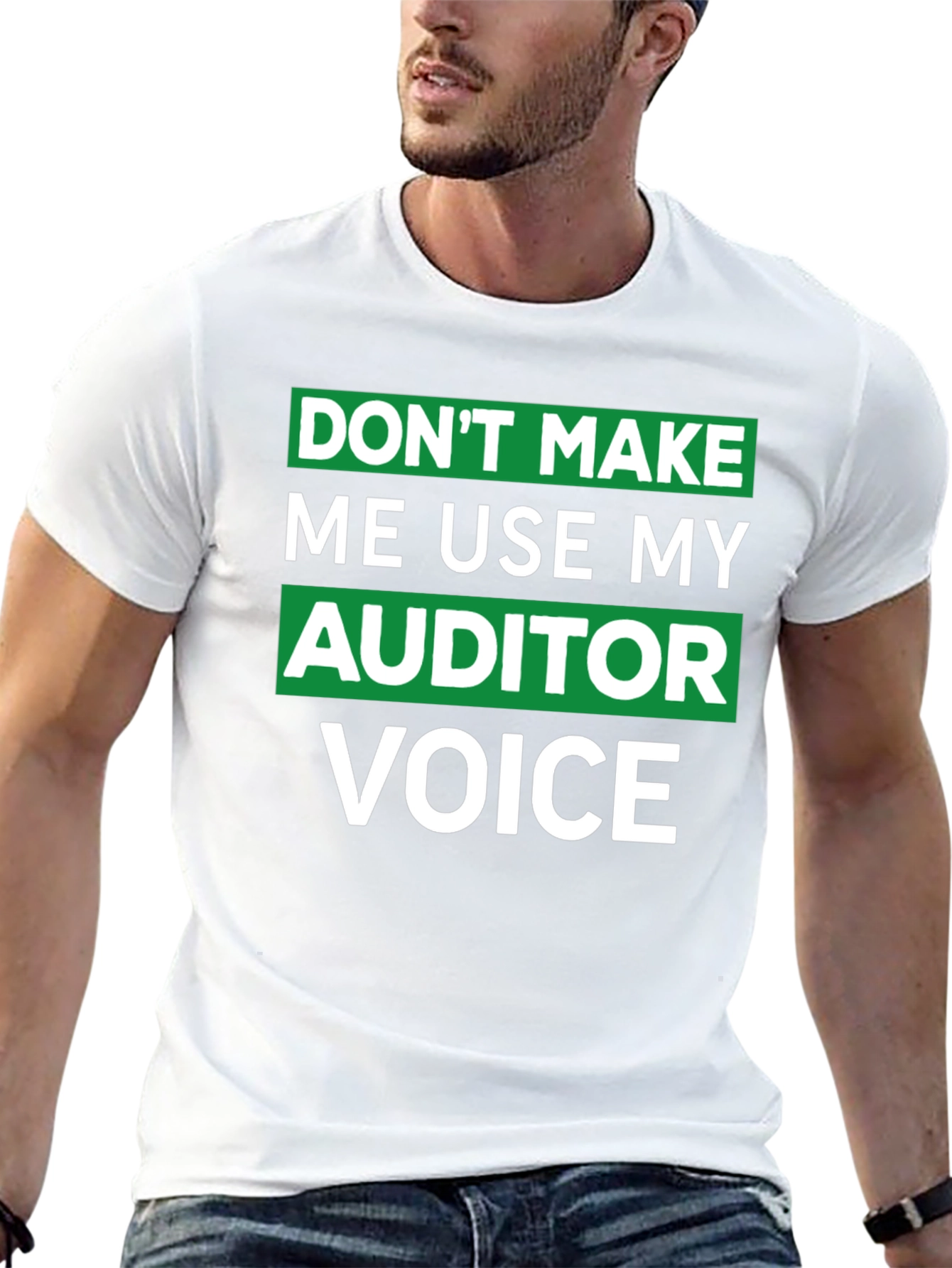 Auditor Voice T-Shirt - Funny Profession Tee