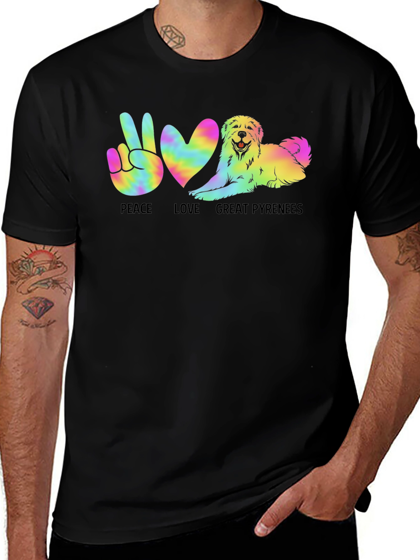 Peace Love Great Pyrenees T-Shirt