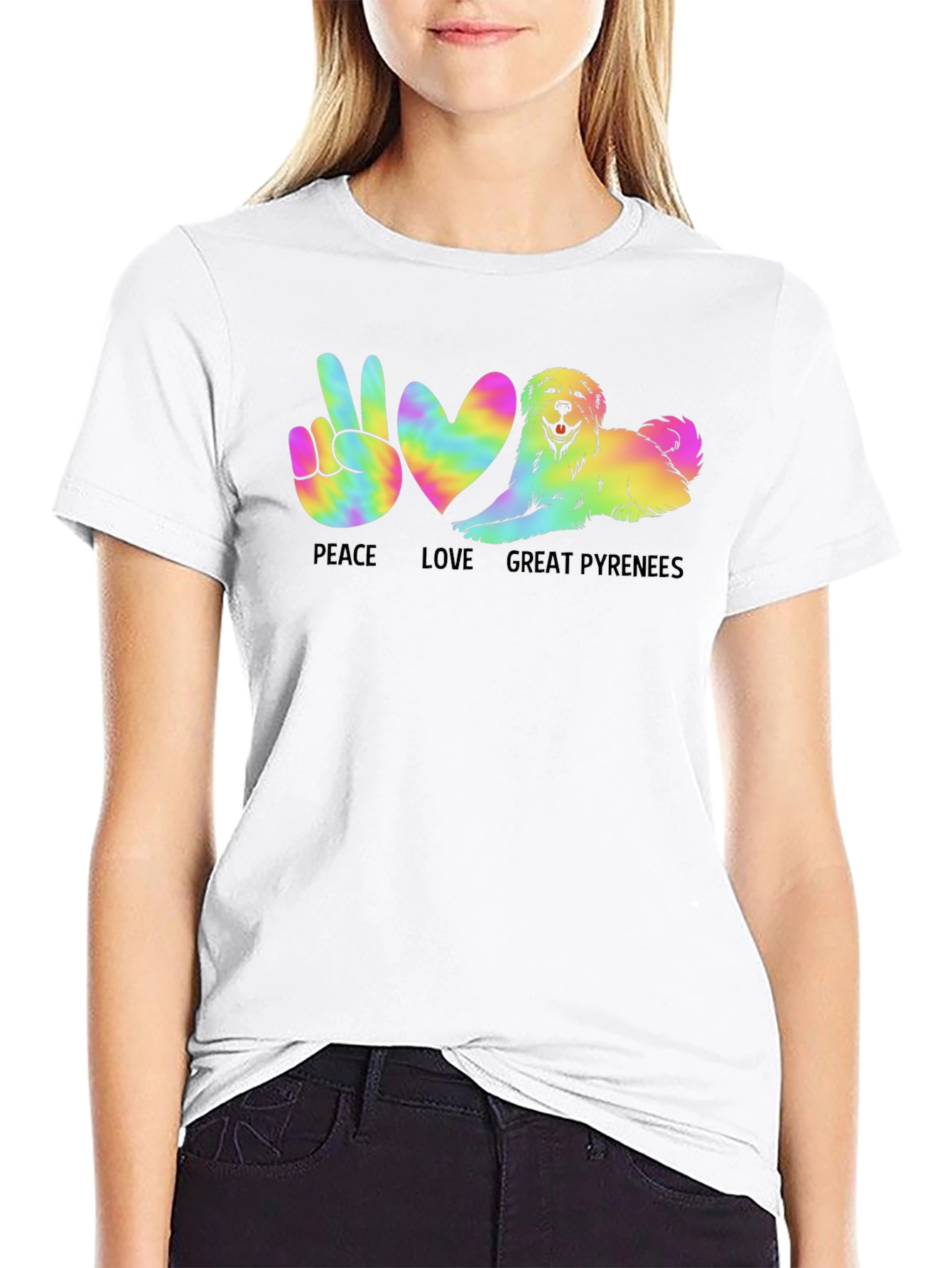 Peace Love Great Pyrenees T-Shirt